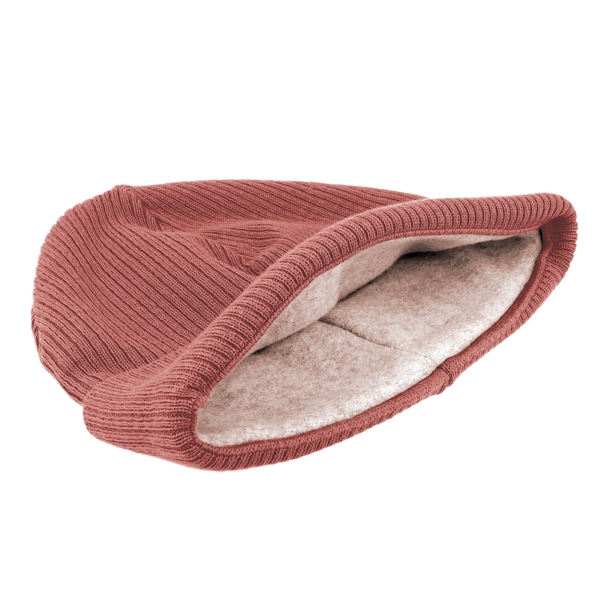 MAXIMO Beanie aus Baumwolle, wärmend, gefüttert, unifarben