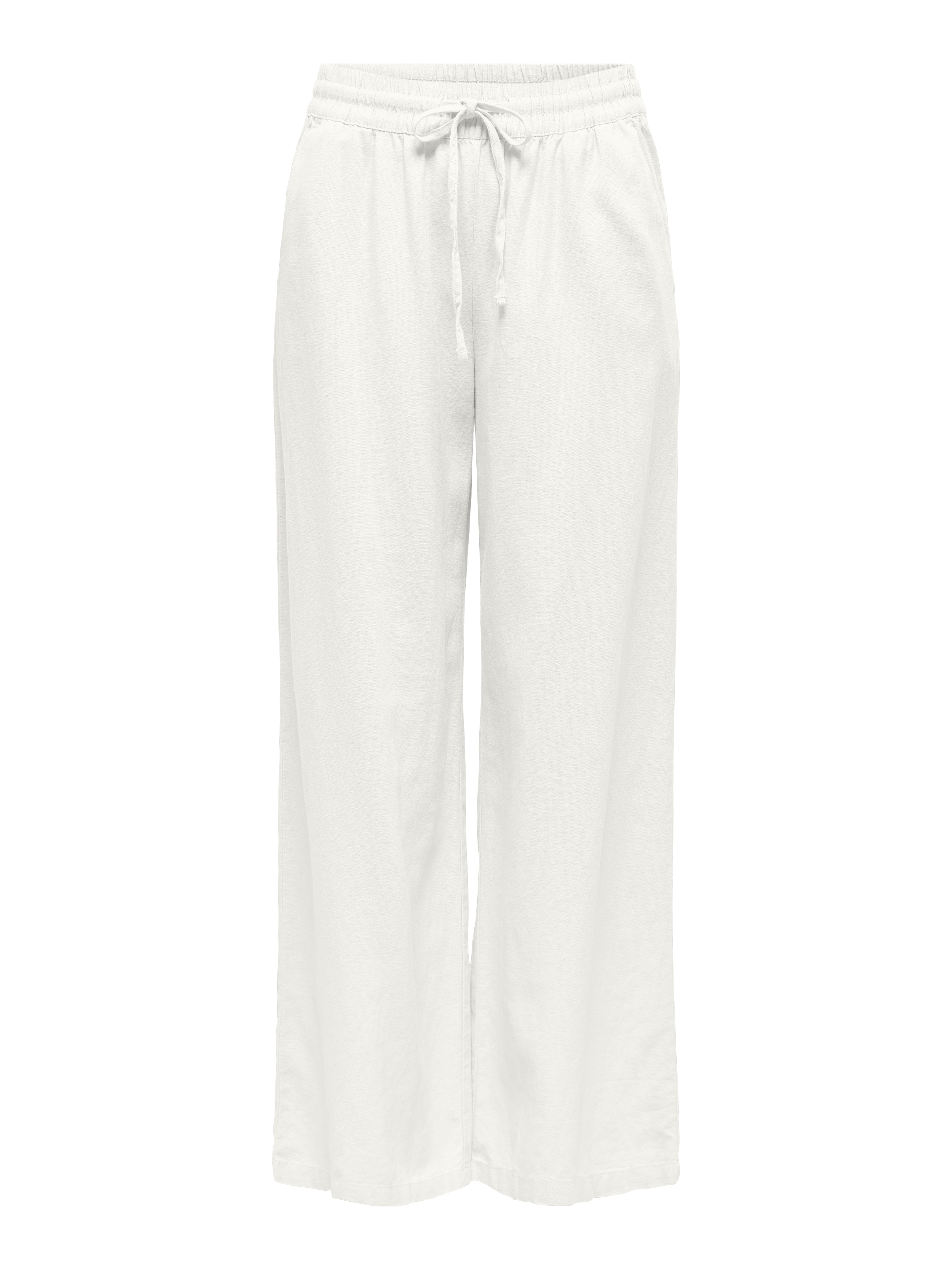 JDY Leinenhose »JDYSAY LINEN HW WIDE PANT WVN NOOS«, Sommerhose
