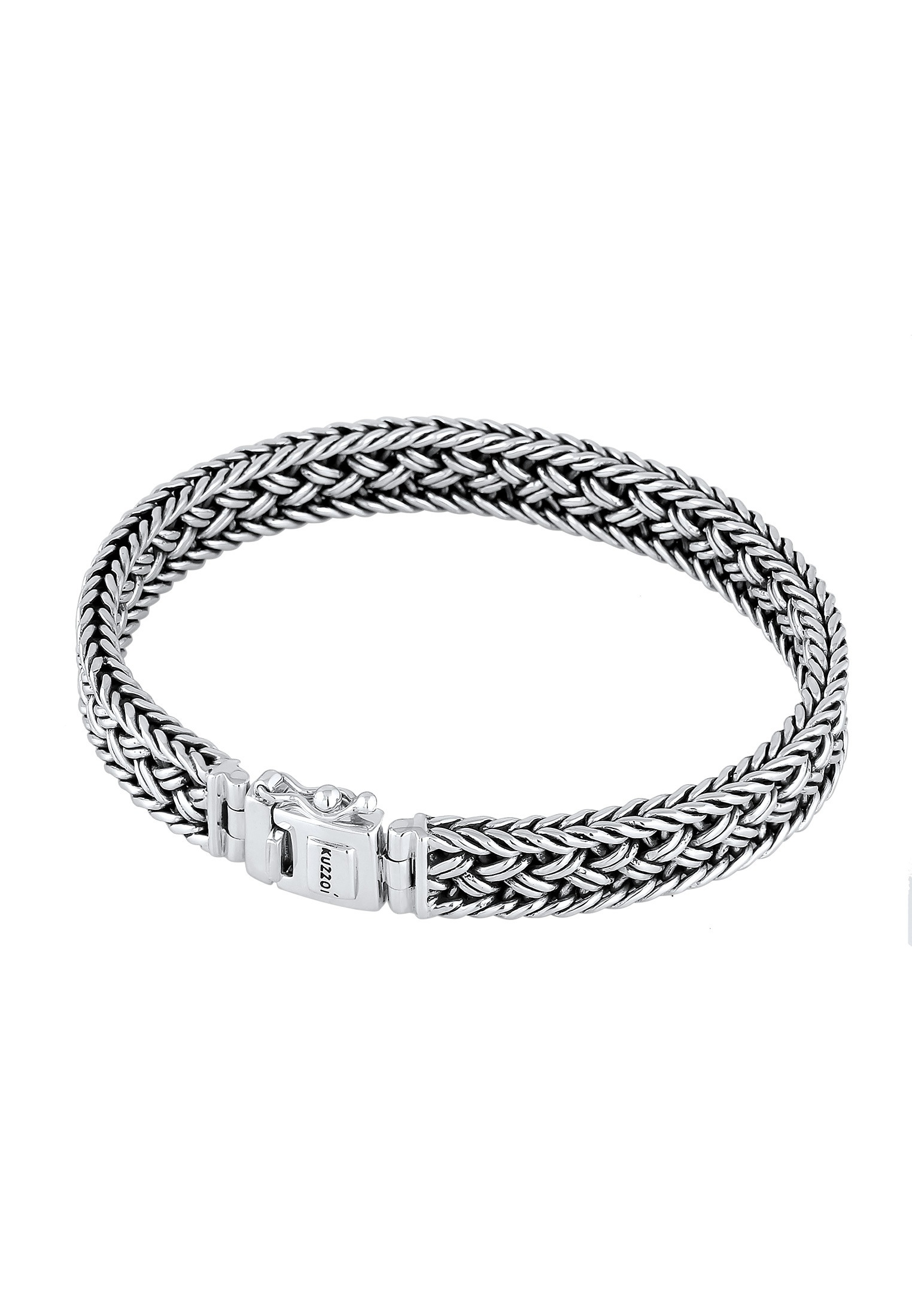 Kuzzoi Armband »Unisex Königskette Kastenverschluss 925er Silber«