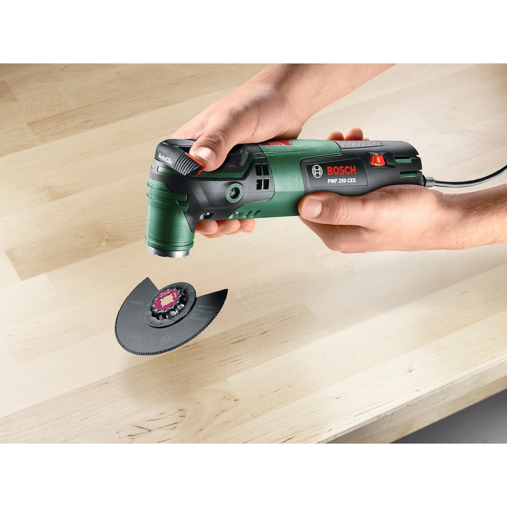 Bosch Home & Garden Elektro-Multifunktionswerkzeug »PMF 250 CES«, (Set)