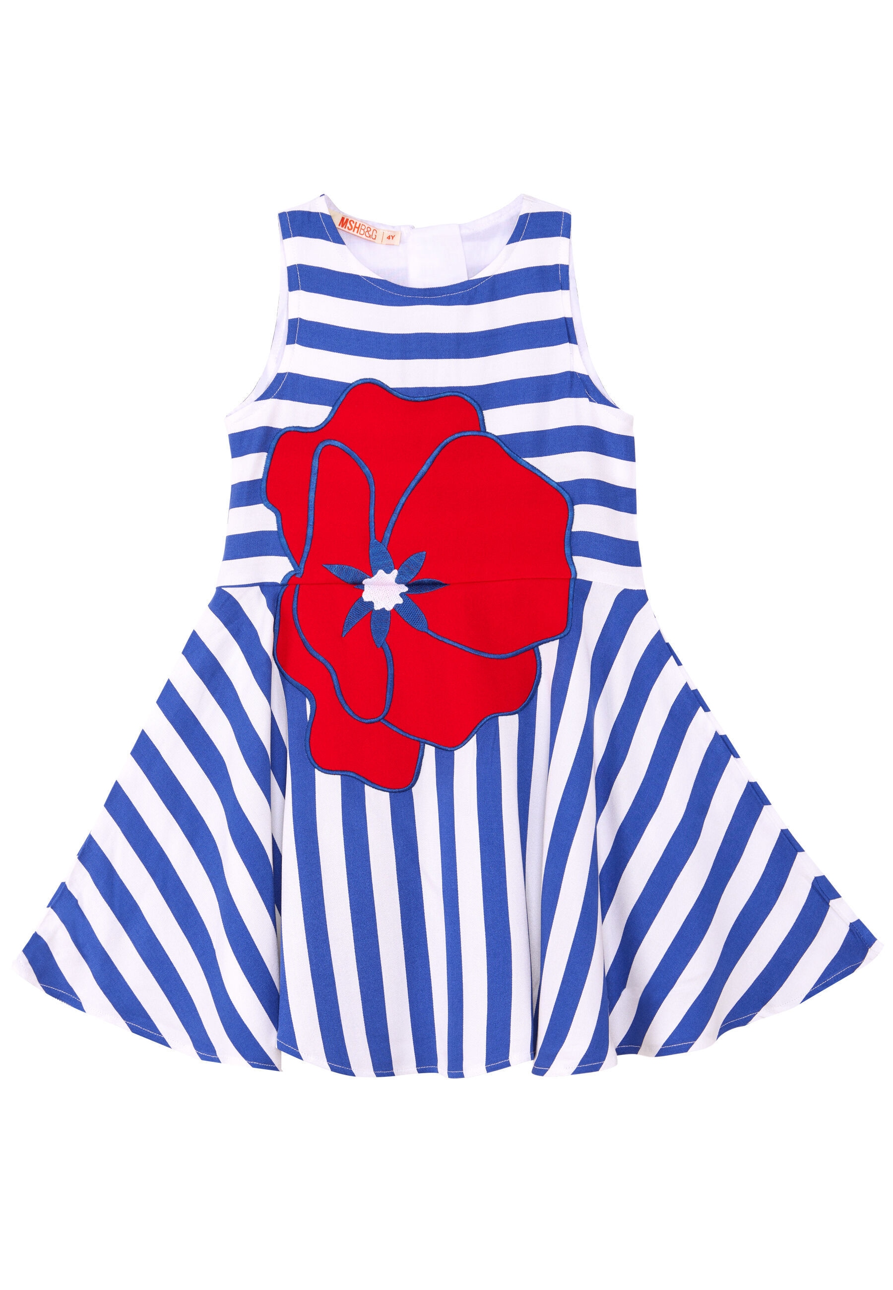Denokids Sommerkleid »Poppy Striped«, mit Poppy-Applikation