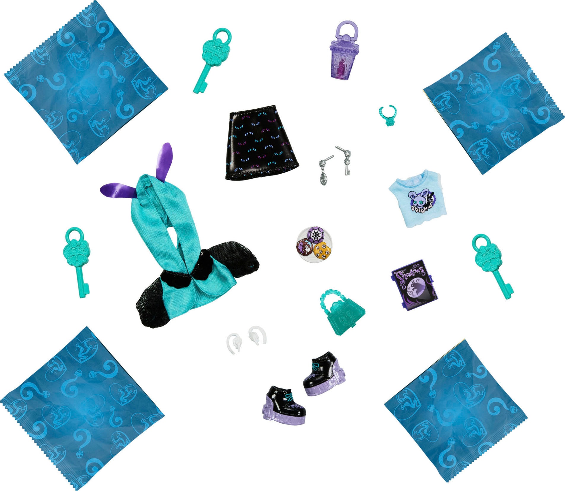 Mattel® Anziehpuppe »Monster High, Skulltimate Secrets: Neon Frights, Twyla«