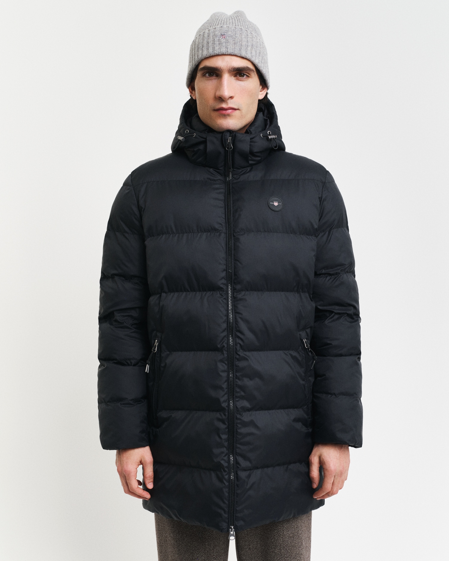 Gant Steppjacke »ACTIVE CLOUD MID LENGTH JACKET«, mit Kapuze
