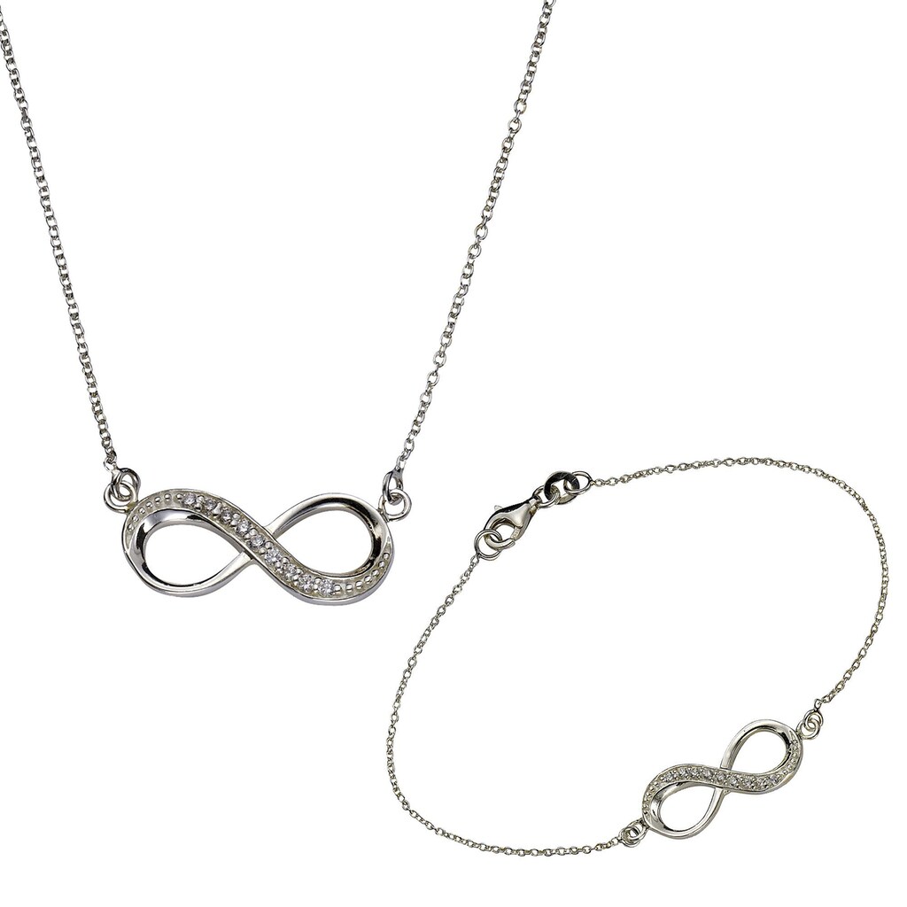 Zeeme Set Collier + Armband »925/- Sterling Silber«