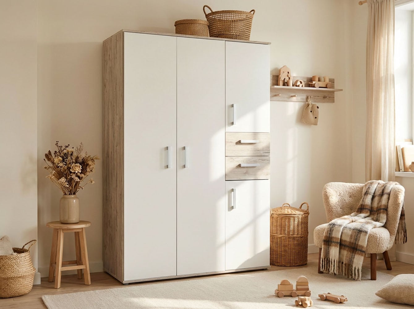 arthur berndt Kleiderschrank »Bente, Kinderkleiderschrank« Made in Germany