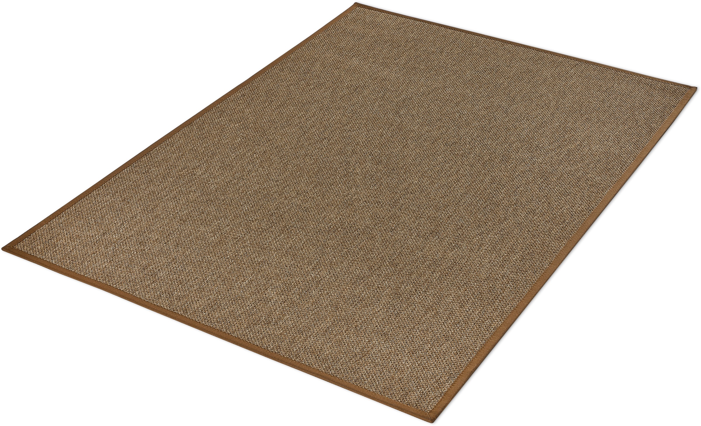 Teppichboden DEKOWE "Naturino Prestige Spezial", braun (nuss), B:110cm H:10mm L:160cm, Obermaterial: 100% Polypropylen, Teppiche, Flachgewebe, meliert, Sisal Optik, In- und Outdoor geeignet 3