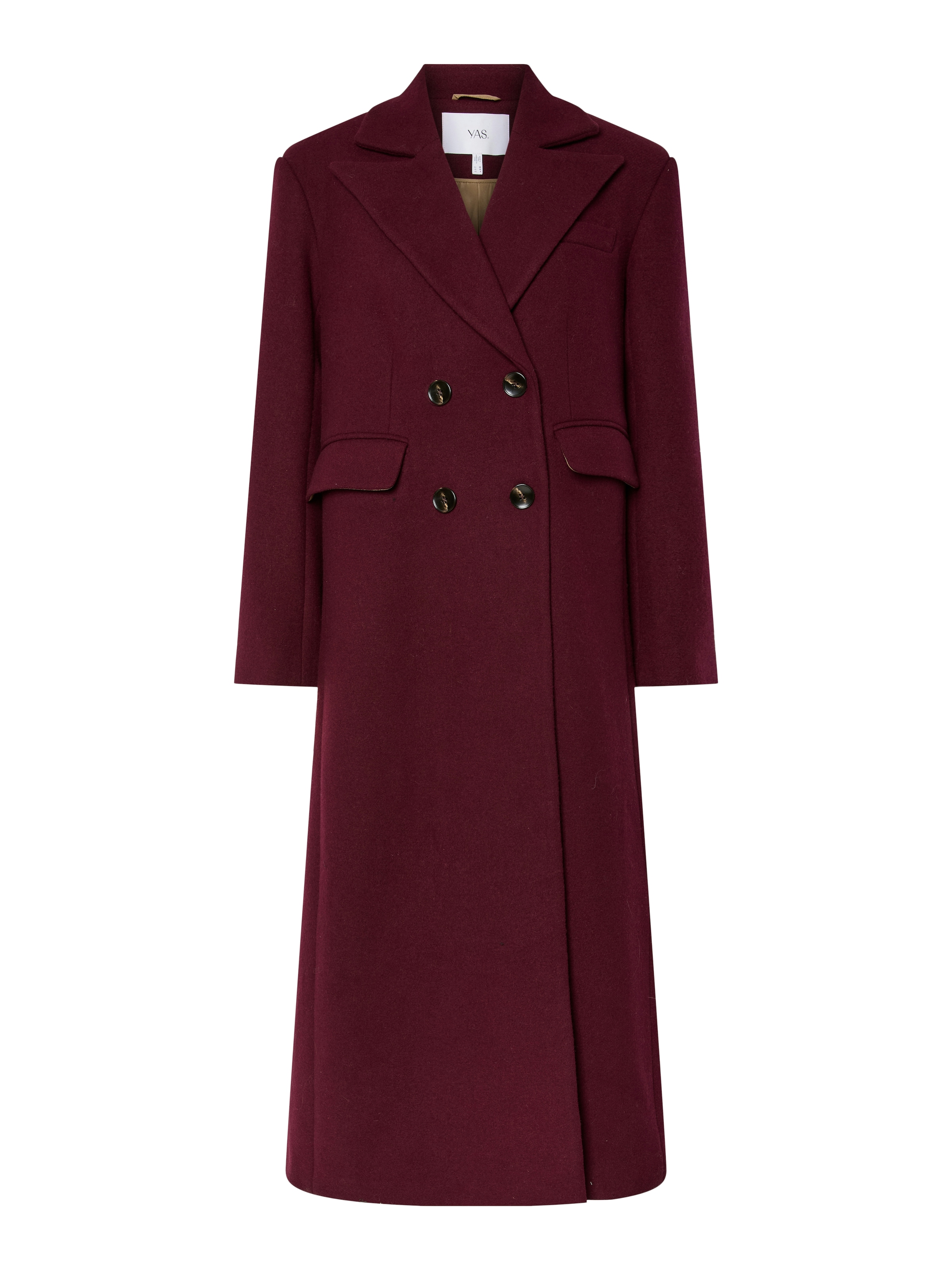 Y.A.S Langmantel »YASROYLA LS WOOL BLEND LONG COAT S. NOOS« mit Wolle