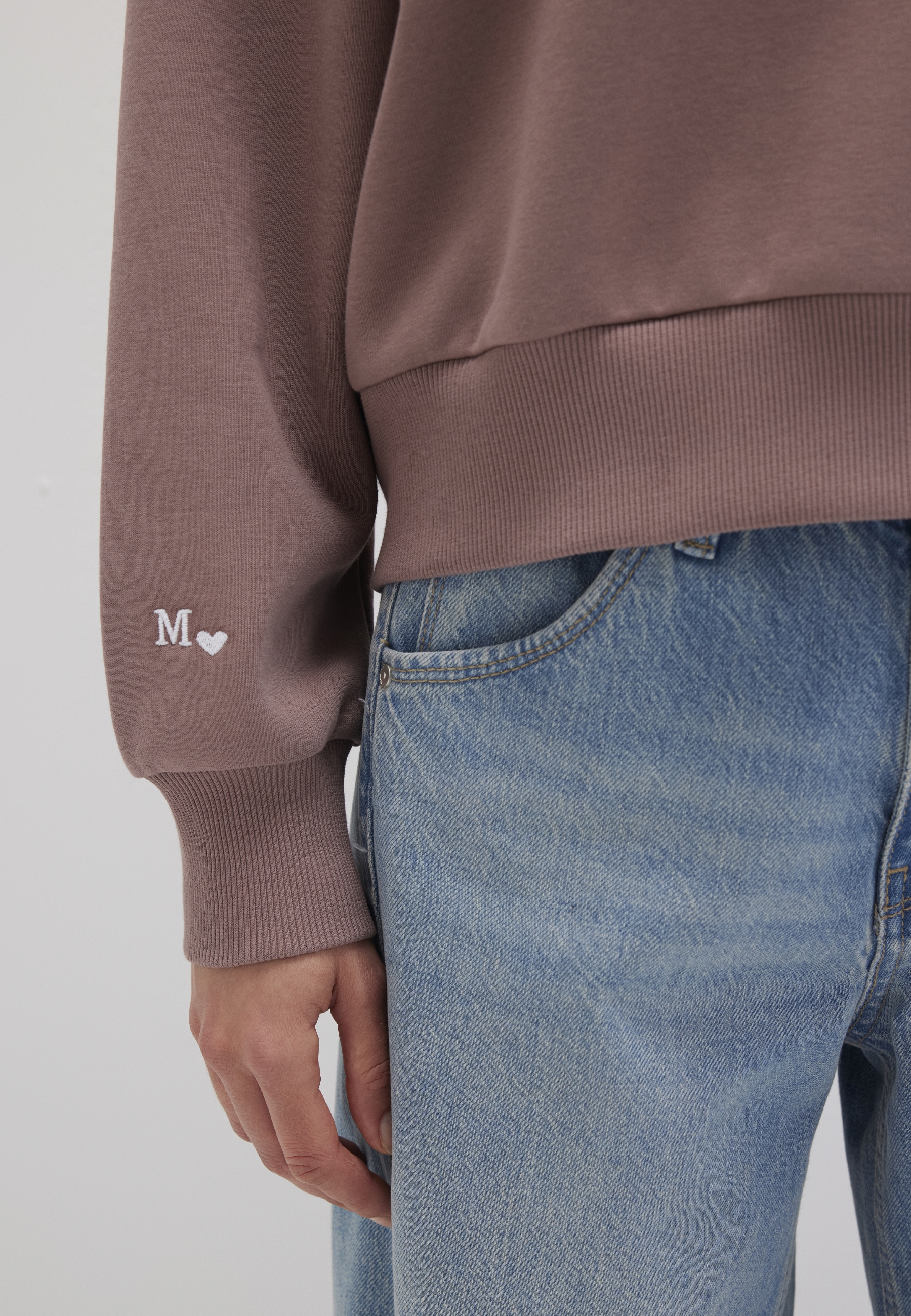 Mavi Rundhalspullover »CREW NECK SWEATSHIRT«, Sweatshirt cropped