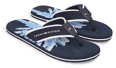 Zehentrenner »HILFIGER PALM PRINT BEACH SANDAL«