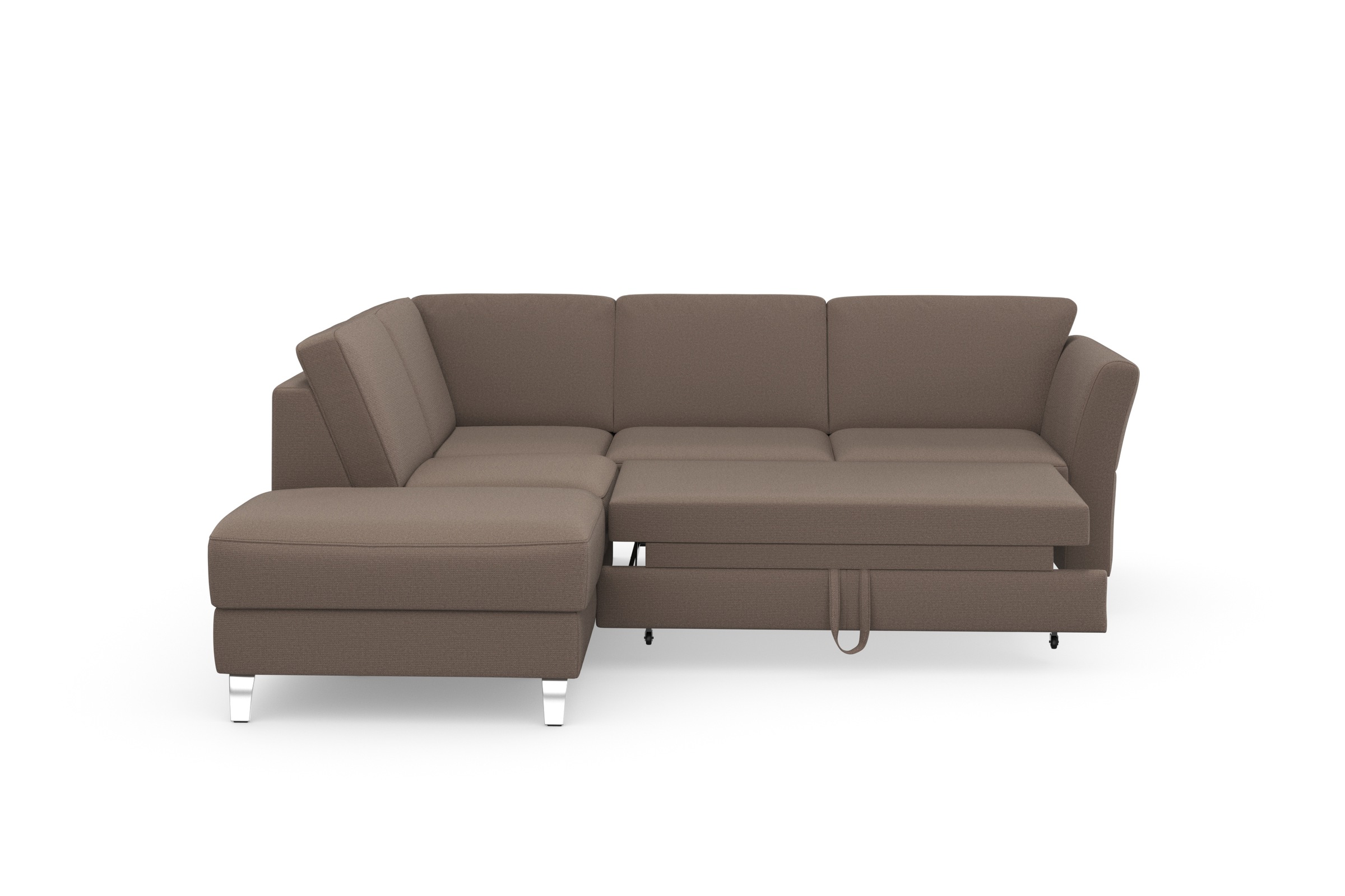 Thumbnail - sit&more Ecksofa "Visby L-Form" Wahlweise mit Bettfunktion und Stauraum, frei im Raum stellbar
