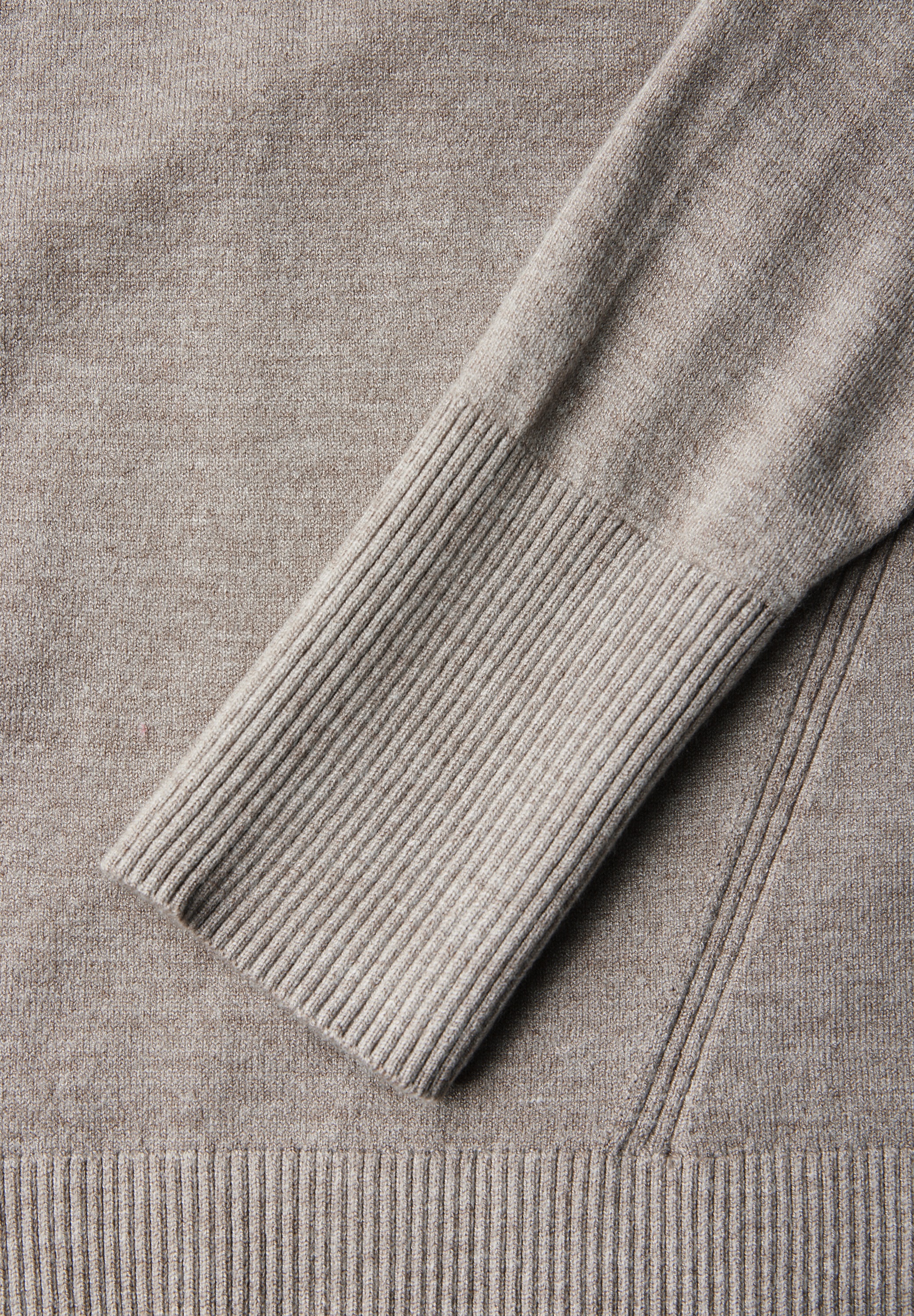STREET ONE Strickpullover, mit V-Ausschnitt