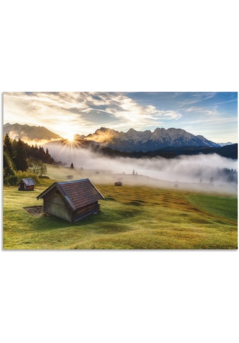 Wandbild »Herbst in Bayern«, Berge & Alpenbilder, (1 St.)