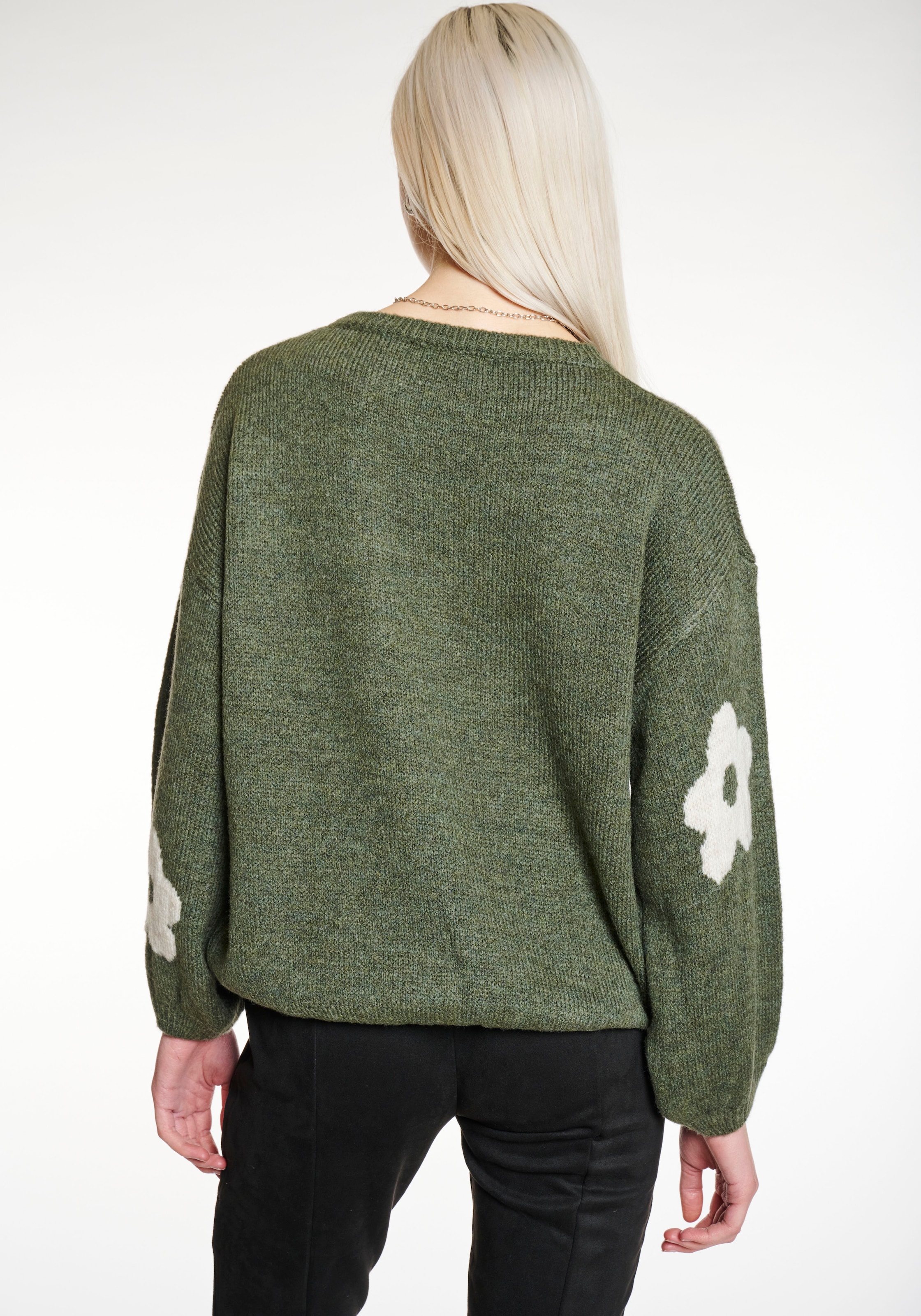 HaILY’S Strickpullover "LS A SK Fl44ower" günstig online kaufen