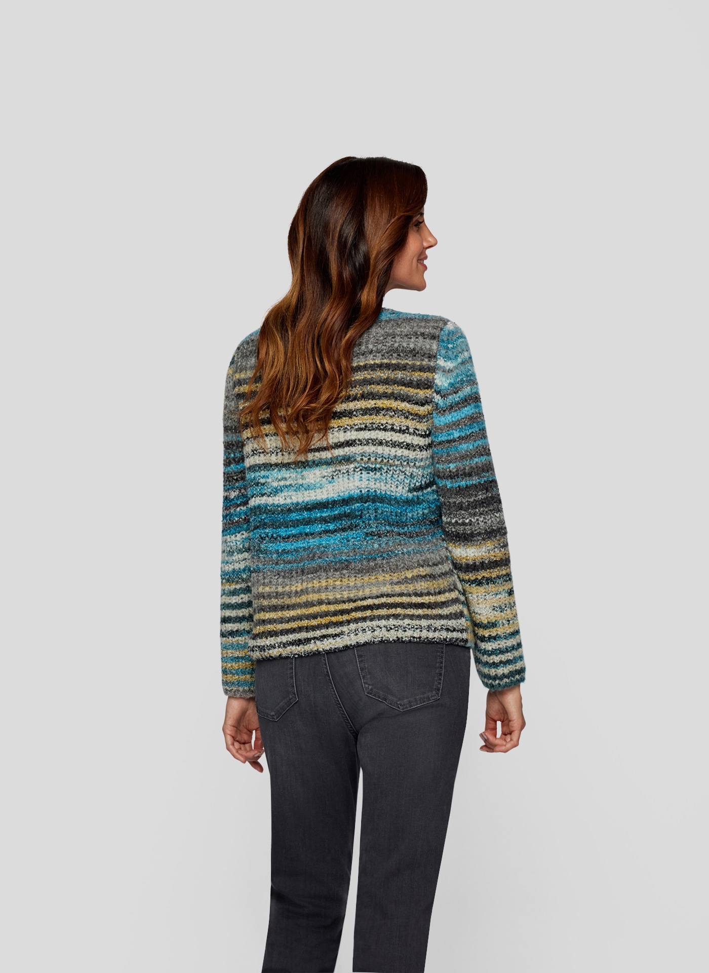 Rabe Strickpullover »RABE Kuscheliger Strickpullover mit Streifenmuster«