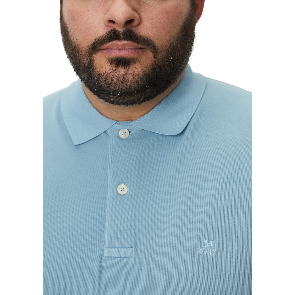 Marc O'Polo Langarm-Poloshirt »aus Bio-Baumwolle mit Elasthan«