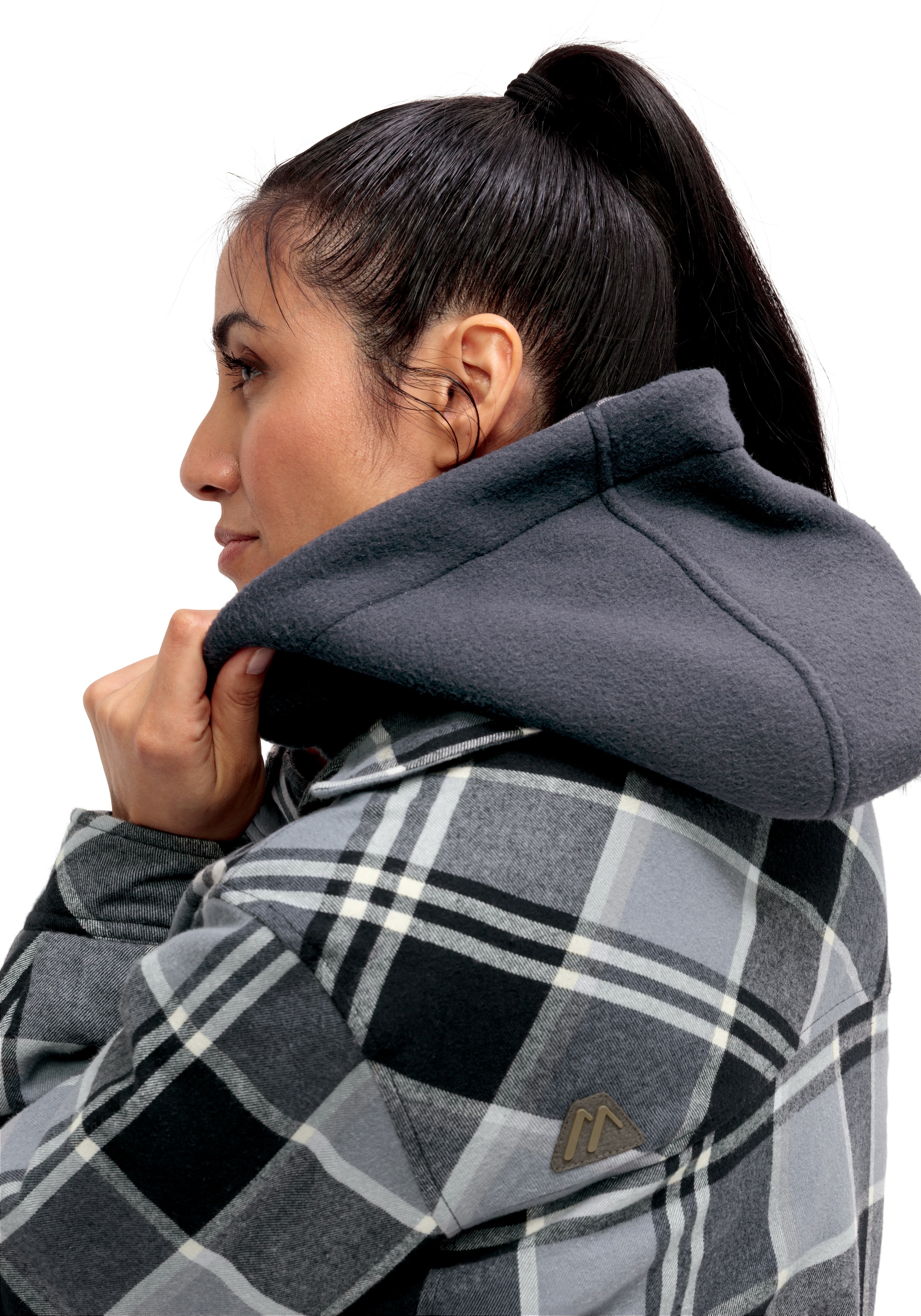 Maier Sports Flanellbluse "Camquadri W" wattiertes Damen Hemd im klassische günstig online kaufen