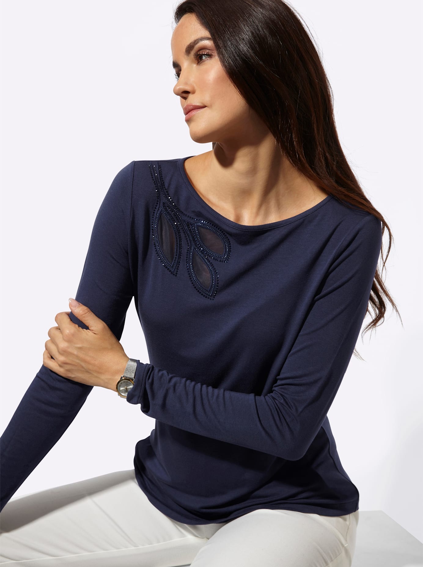   Langarmshirt »Modal-Shirt« 1