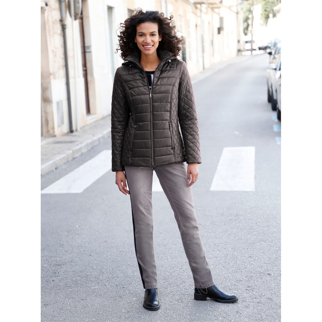 Casual Looks Steppjacke, mit Kapuze