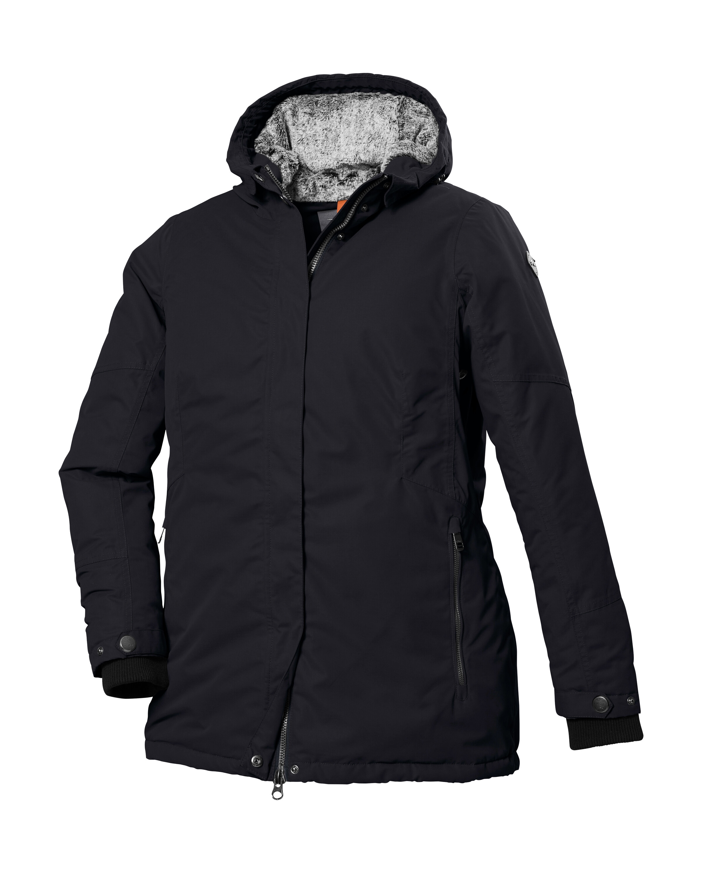 STOY Funktionsjacke »STW 4 WMN JCKT« Wasserdicht, atmungsaktiv, mit Teddy Fleece, abnehmb. Kapuze