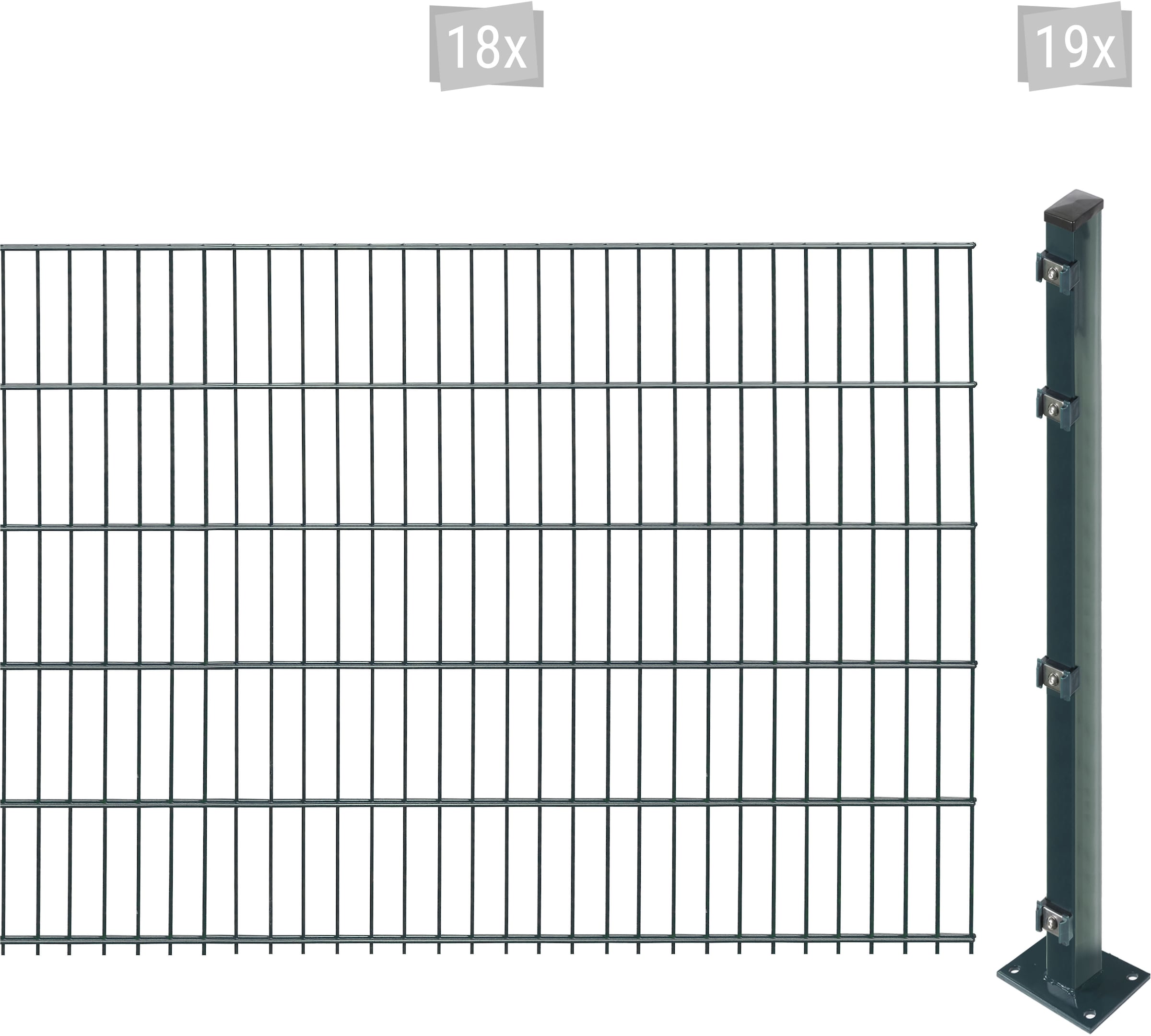 Arvotec "EASY 103 zum Aufschrauben" Zaunhöhe 103 cm, Zaunlänge 2 - 60 m