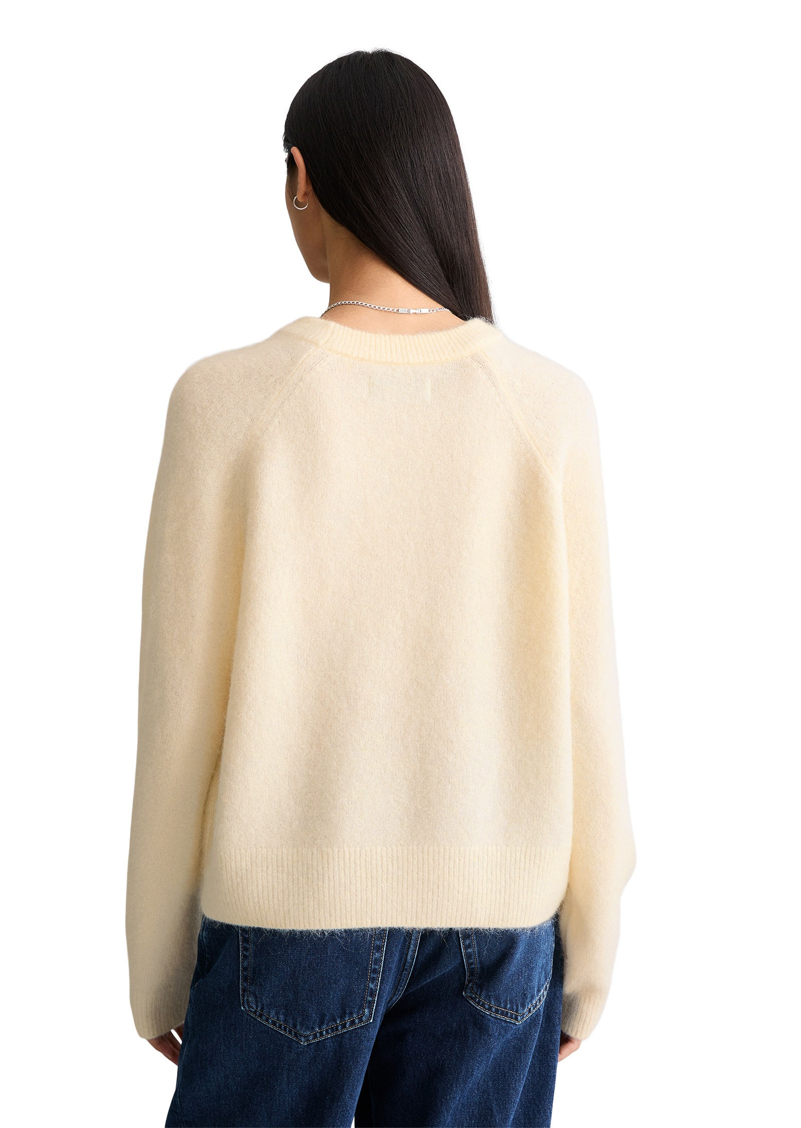 Marc O'Polo Denim Strickpullover Weiß Blush XL 2
