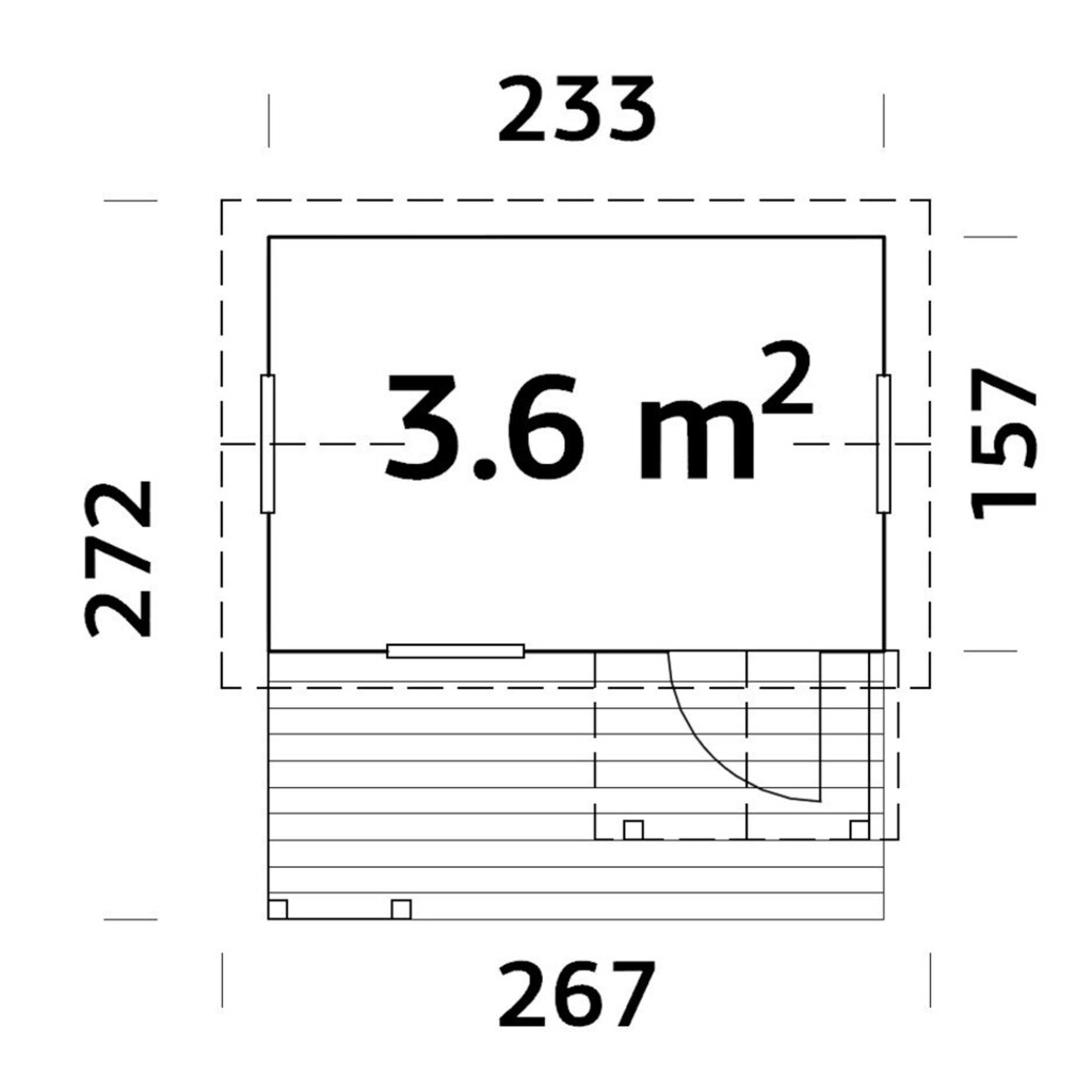 Palmako Spielhaus »Otto 3,6 m²«