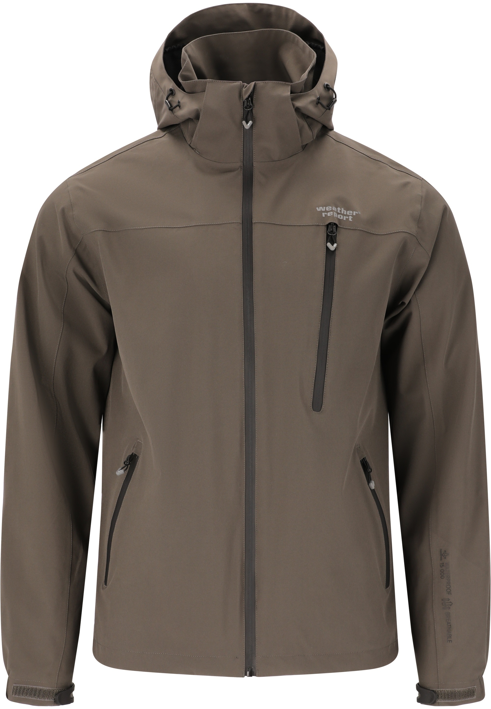 WEATHER REPORT Outdoorjacke »DELTON W-PRO15000« ist atmungsaktiv, wasser- und winddicht