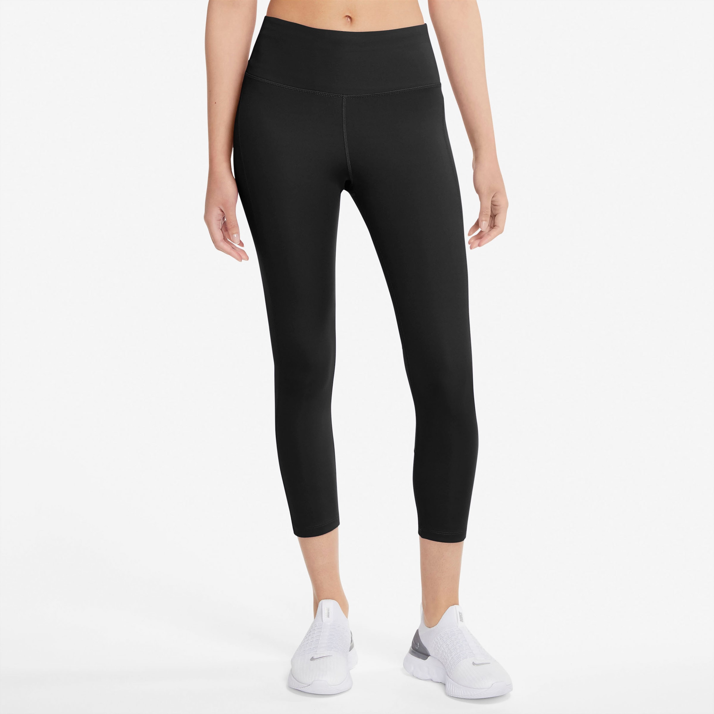 Nike Lauftights "Dri-FIT Fast Womens Mid-Rise Crop Running Leggings"