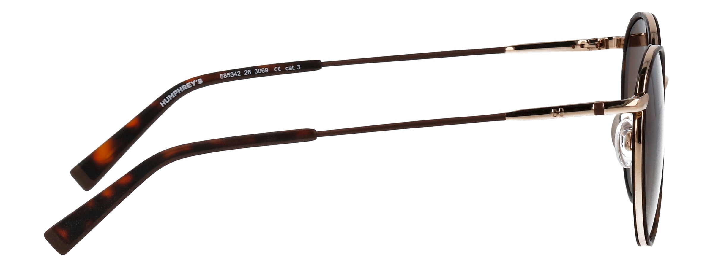 Lunettes de Soleil Humphrey's Eyewear Havane Or 3