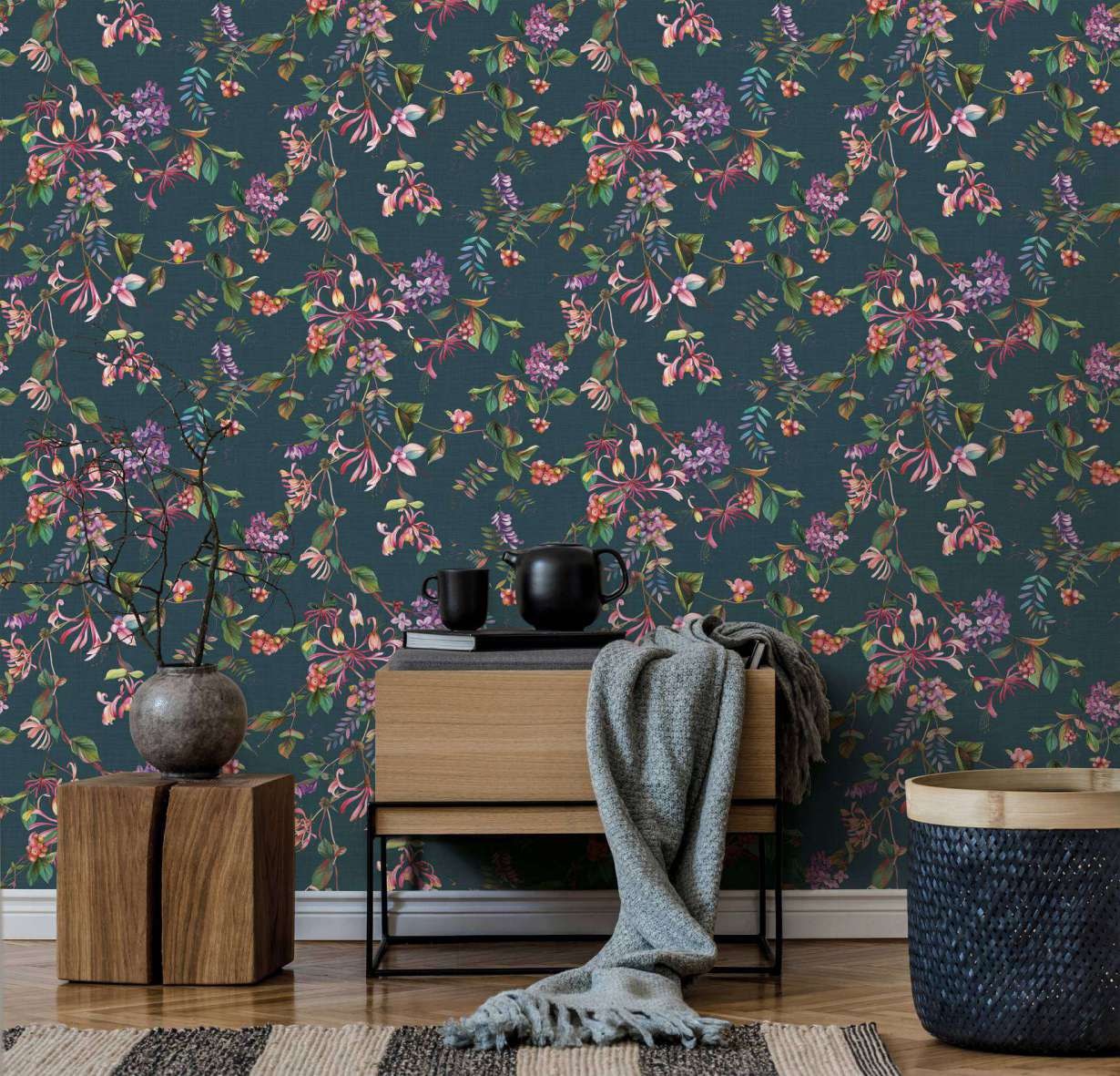 Marburg Vliestapete »Tapete Floral Blossom«, floral, moderne Vliestapete für Wohnzimmer Schlafzimmer Küche