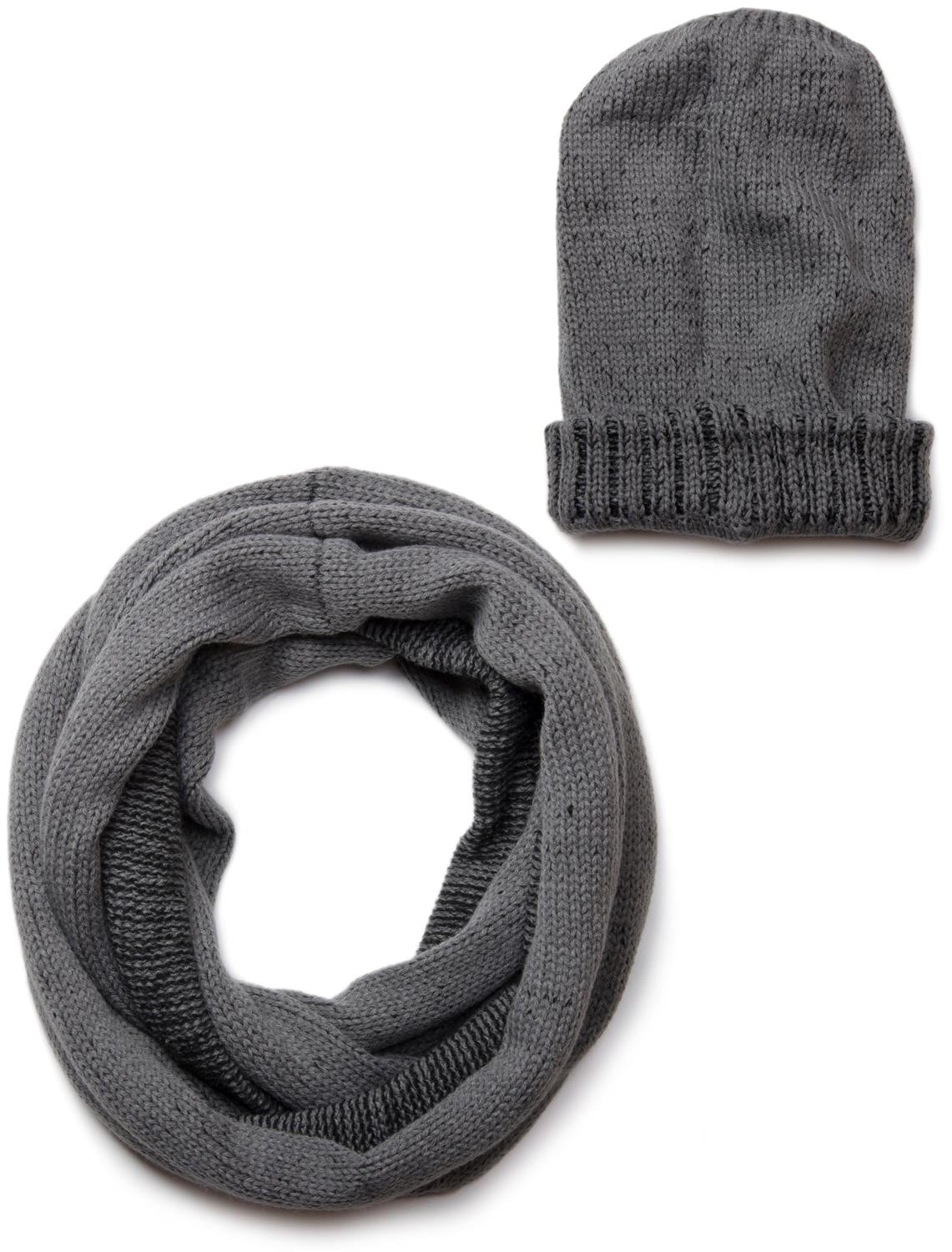 styleBREAKER "Strick Loop und Beanie Set" 2 Stk.