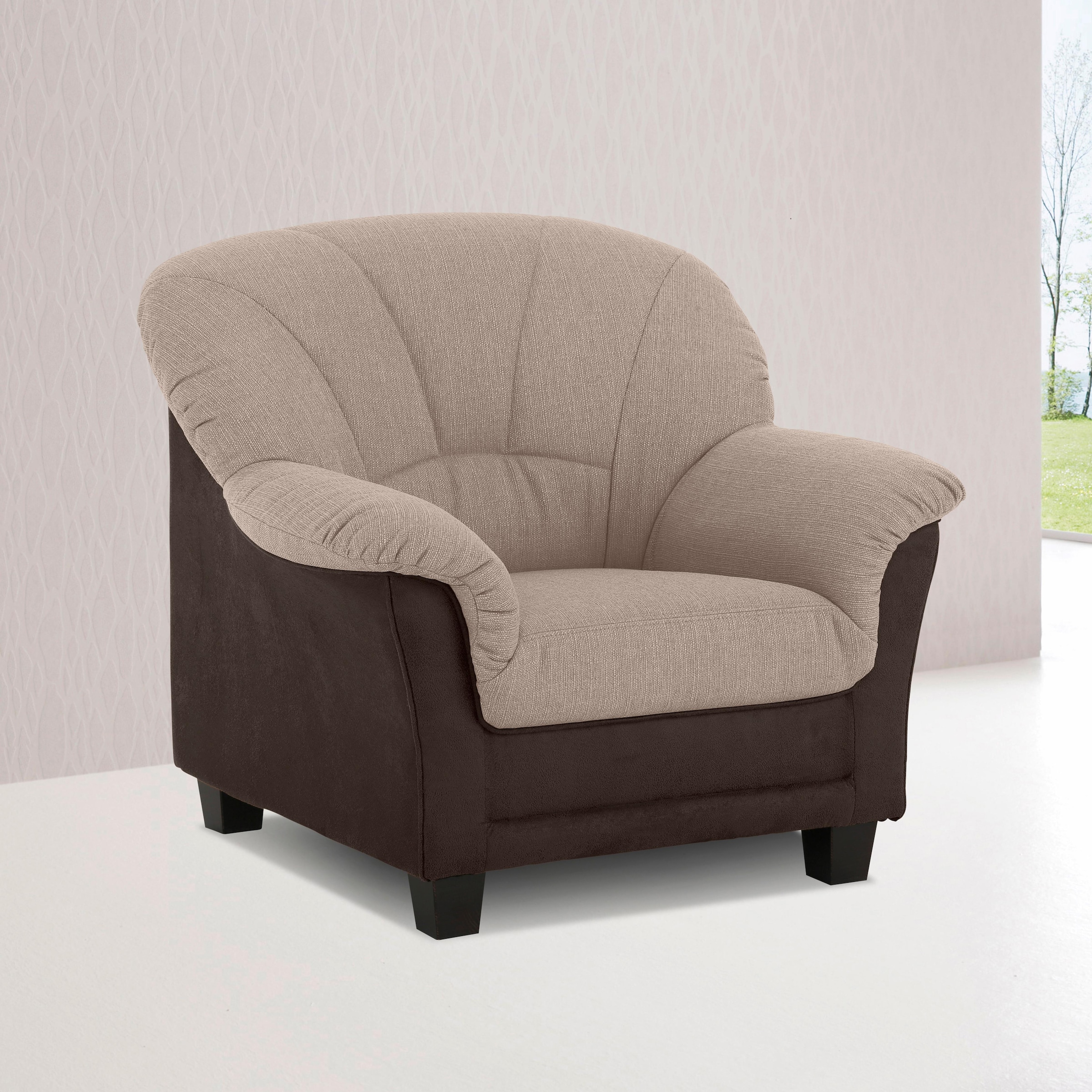 Home affaire "CAMELITA Breite 93 cm, bequeme Armlehnen" bequem, im Landhausstil