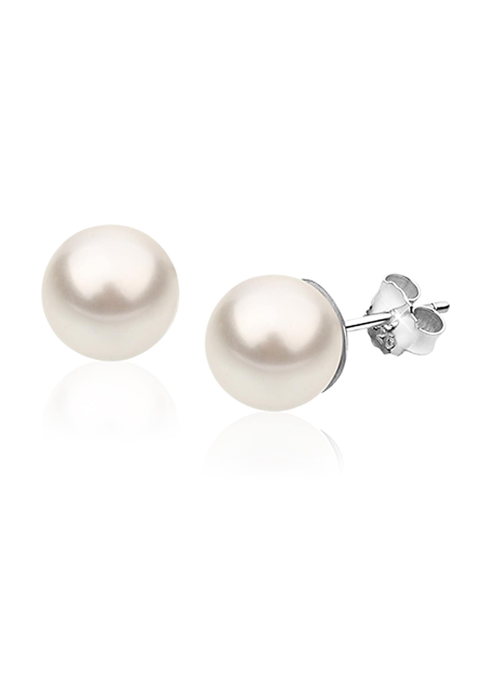 Paar Ohrstecker »Klassisch Synthetische Perle 925 Silber«