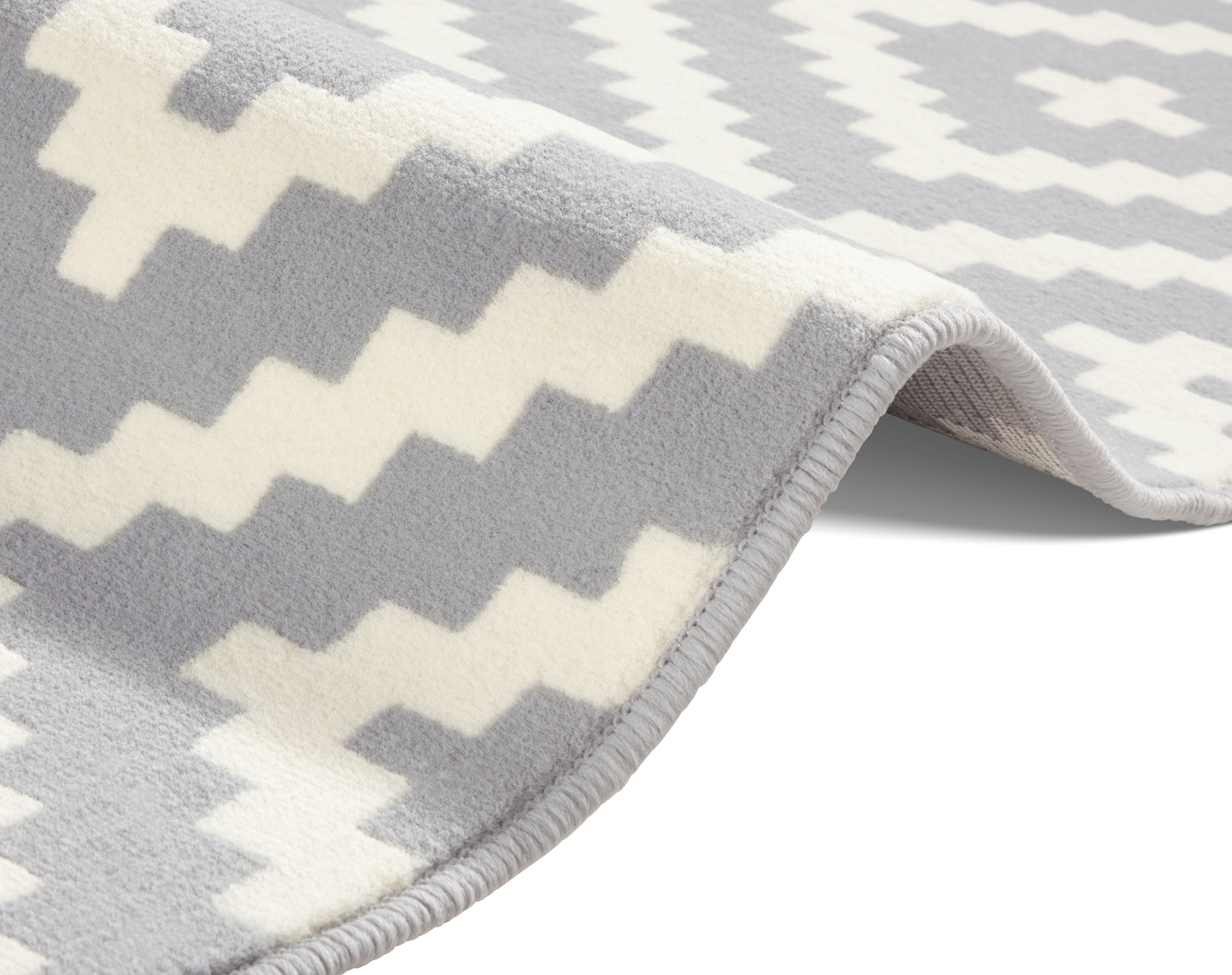 HANSE Home Teppich »Native«, rechteckig, 9 mm Höhe, Kurzflor, Modernes Design mit geometrischem Muster, Gekettelt,Robust