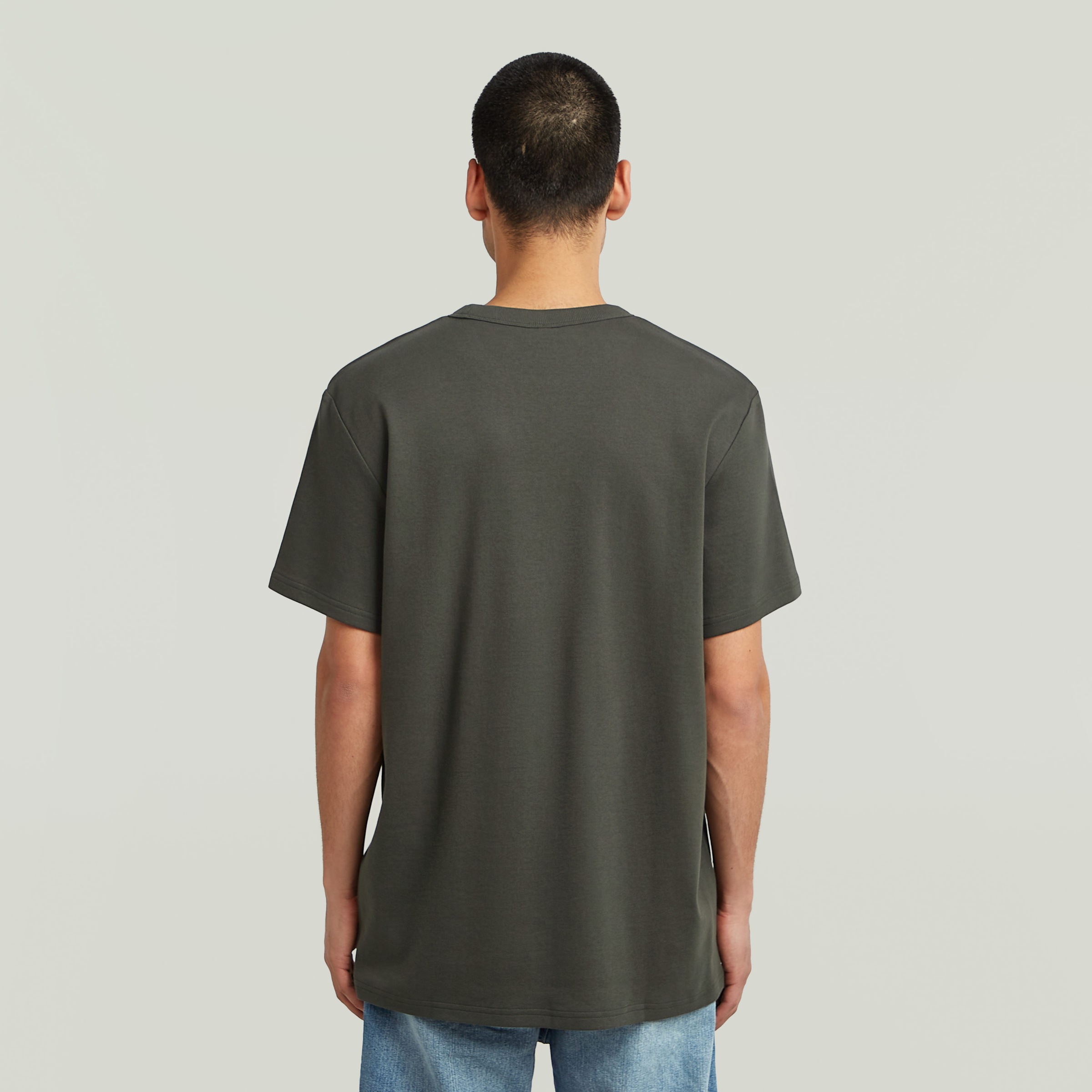 G-STAR T-Shirt »Nifous«, Rundhals, mit Rippeinsatz