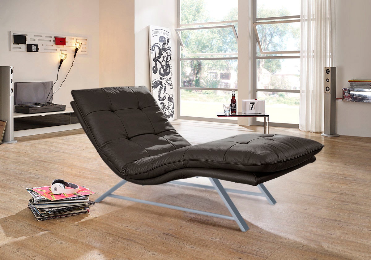 W.SCHILLIG Relaxliege "daily dreams", in Waffelkissen-Optik, wahlweise mit günstig online kaufen