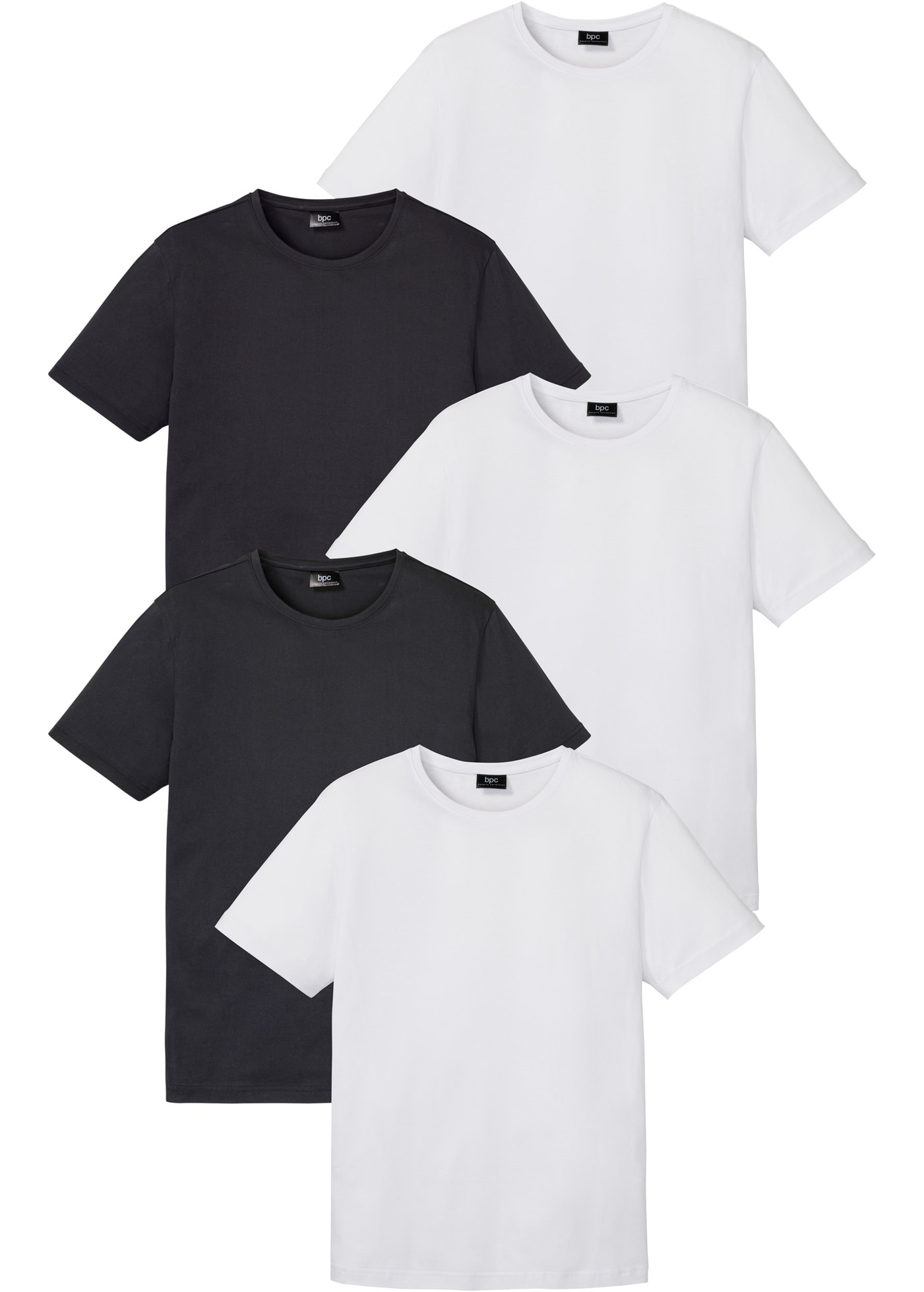 bonprix T-Shirt »T-Shirt (5er Pack)« Packung, 5, 5 Stk. T-Shirt (5er Pack)