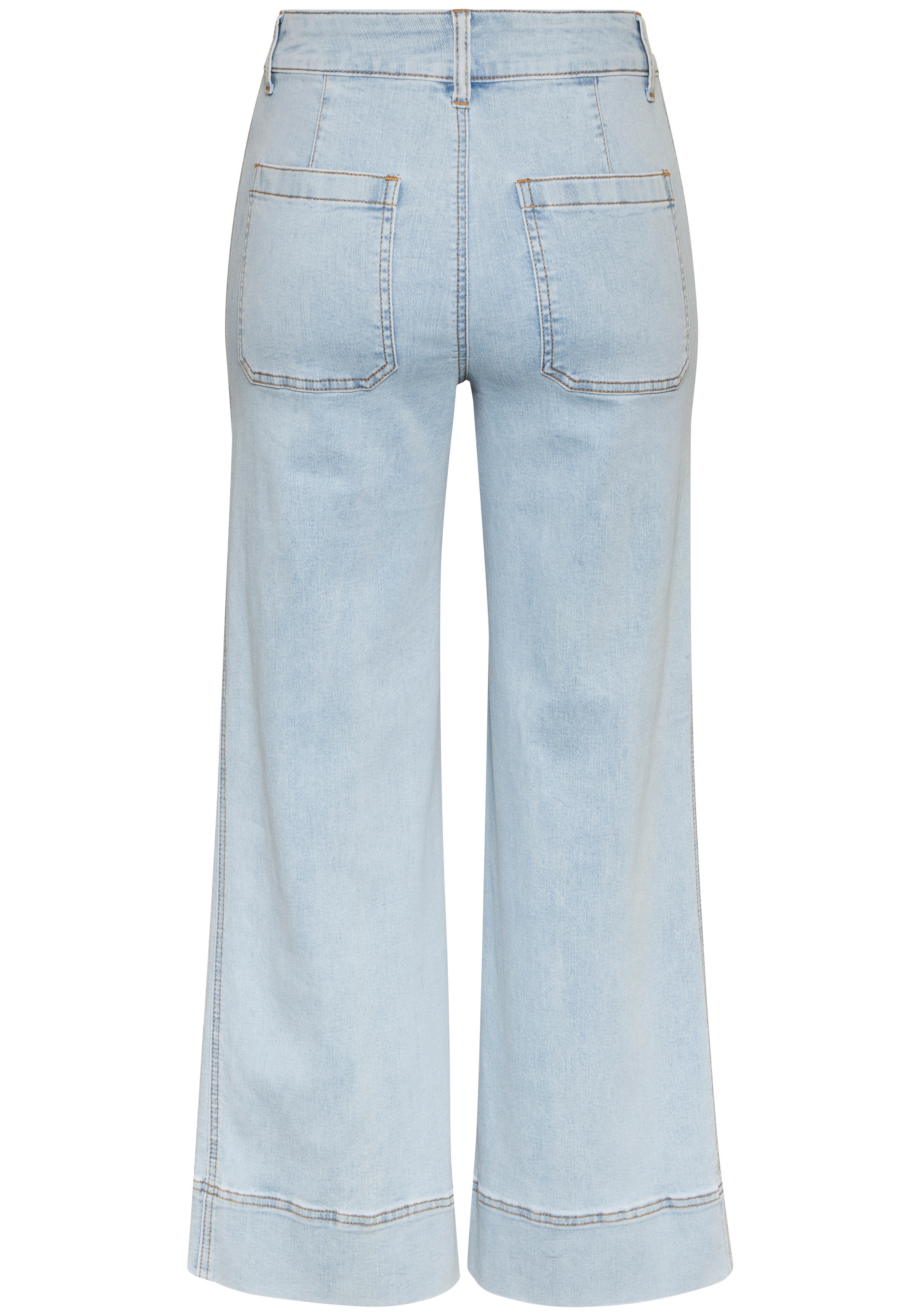 LASCANA 7/8-Jeans »aus Baumwolldenim mit Stretch« Weite Ankle-Jeans