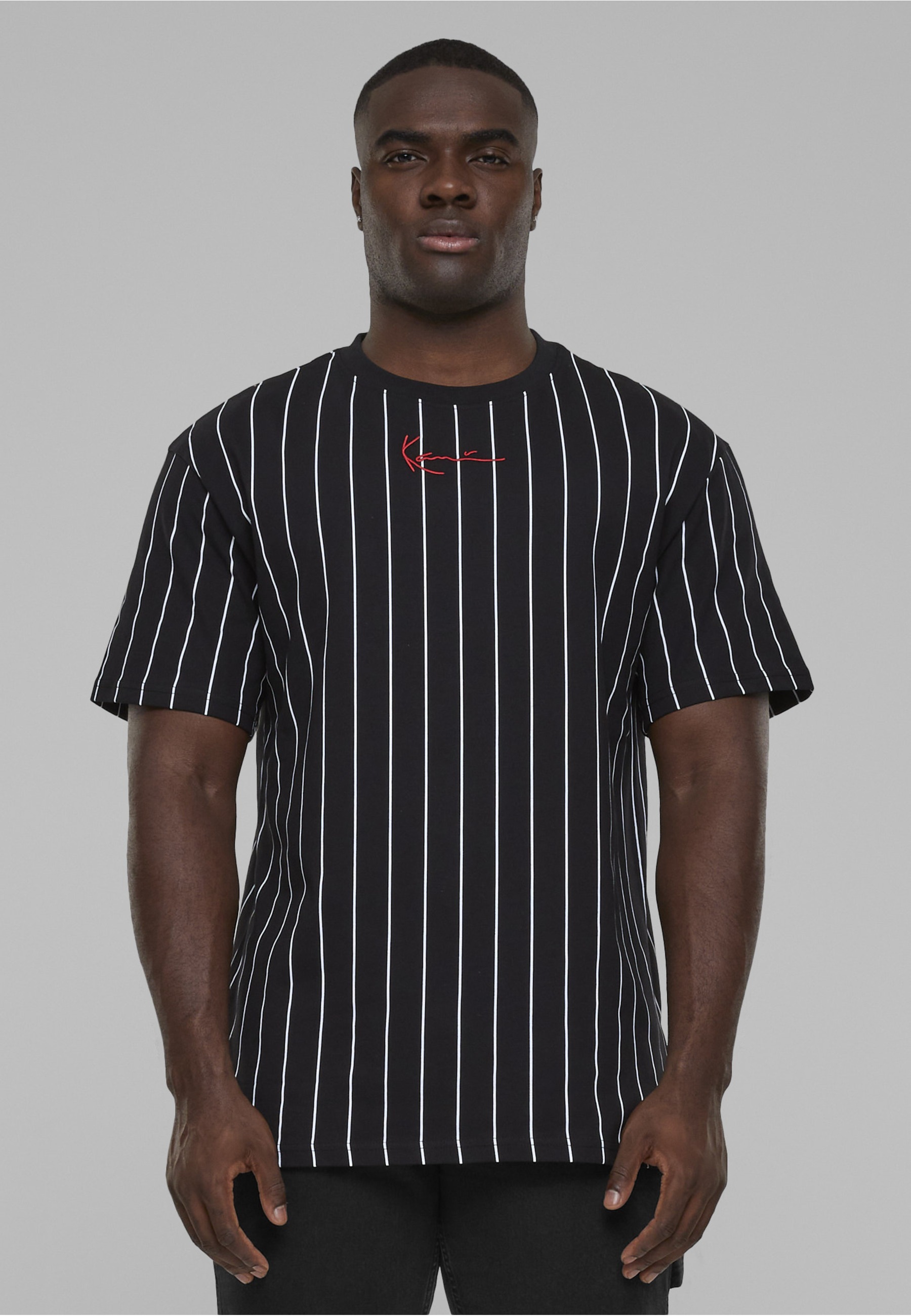 Karl Kani T-Shirt »Karl Kani Herren KM222-101-1 KK 2-Pack Pinstripe + Essential Tee« 1 Stk.