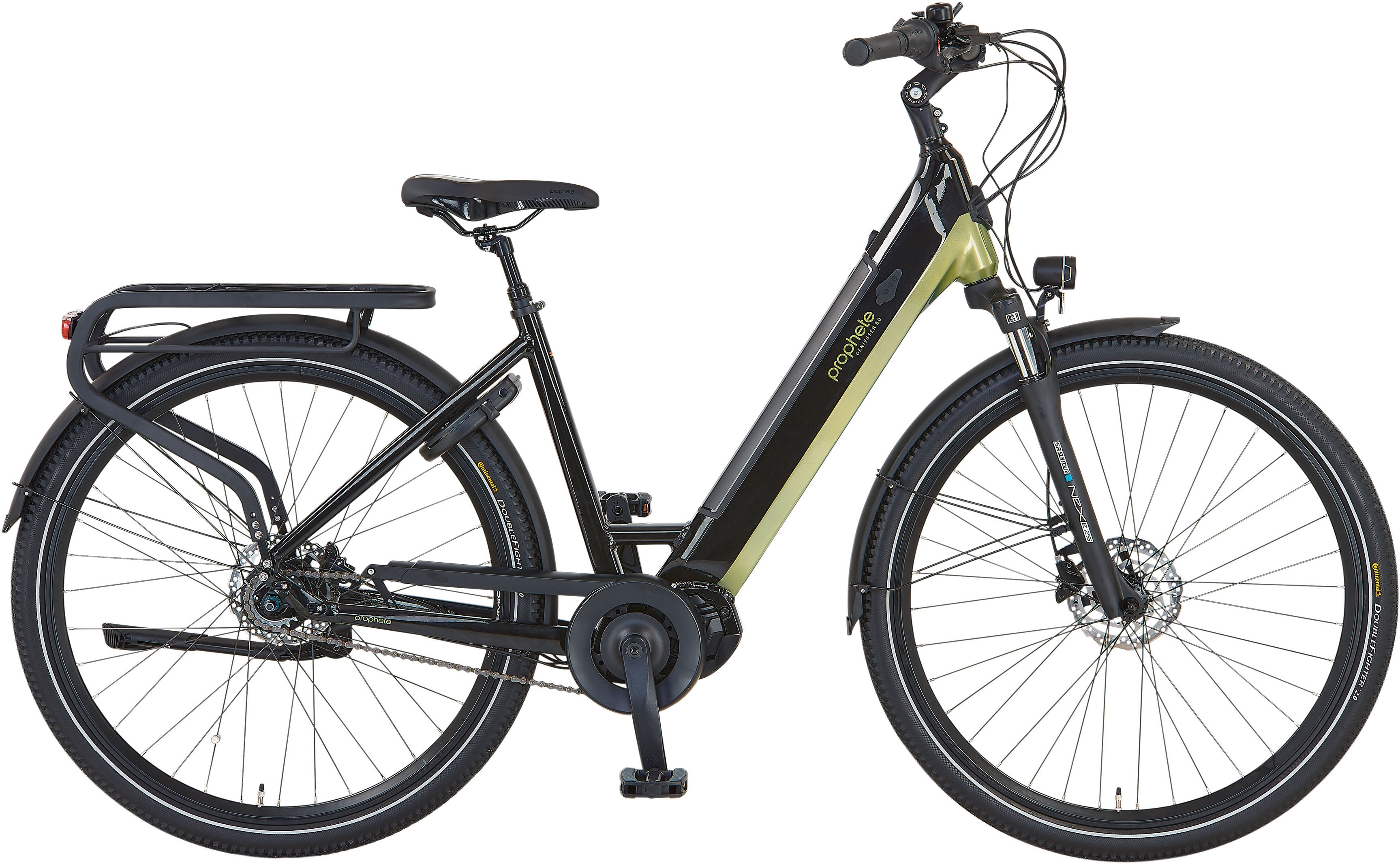 Prophete "Geniesser 5.0" 7 Gang Shimano Nexus Schaltwerk Nabenschaltung Mittelmotor 250 W Pedelec, Elektrofahrrad für Damen und Herren