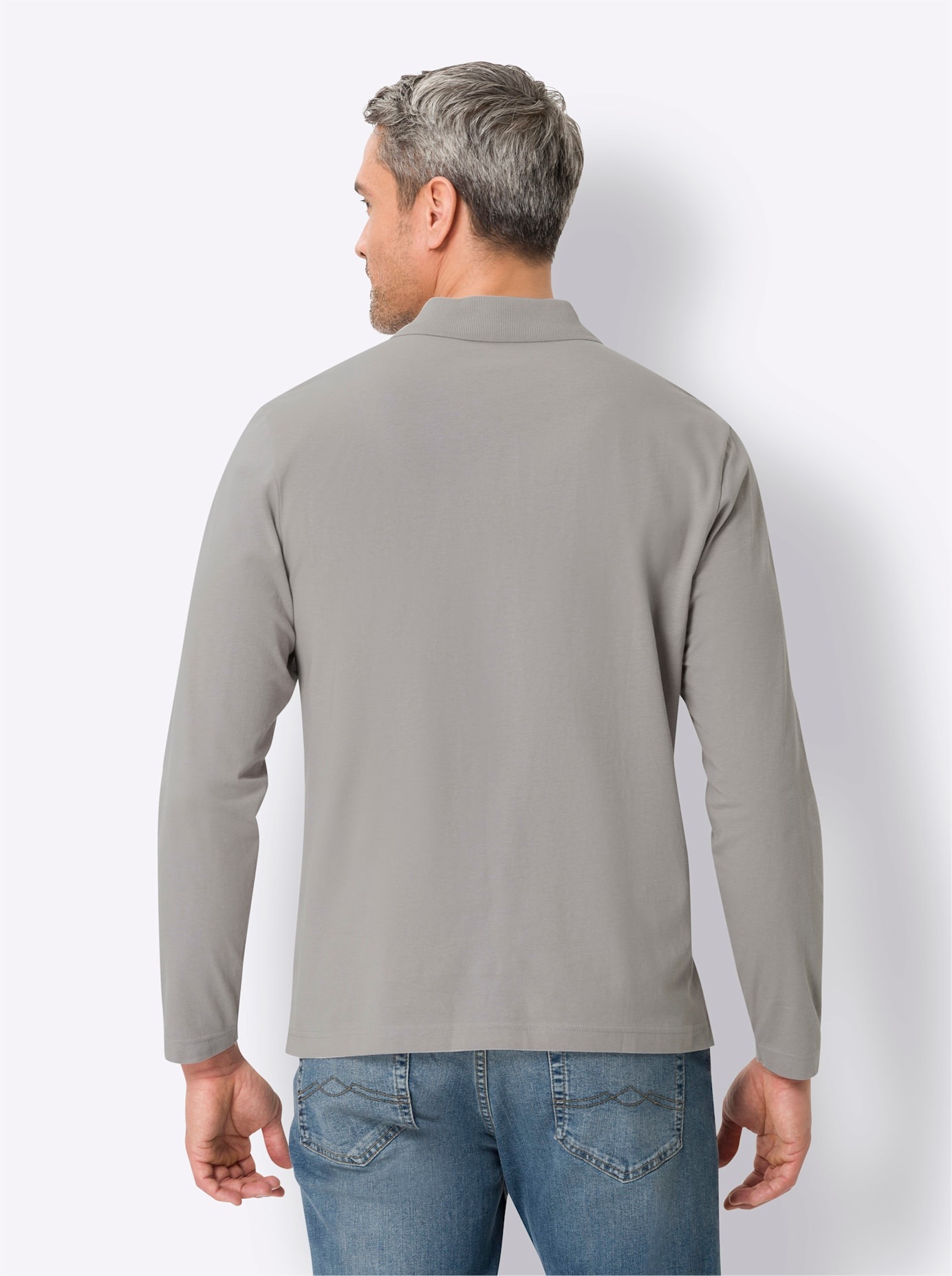 Classic Poloshirt "Langarm-Poloshirt", (1 tlg.) günstig online kaufen
