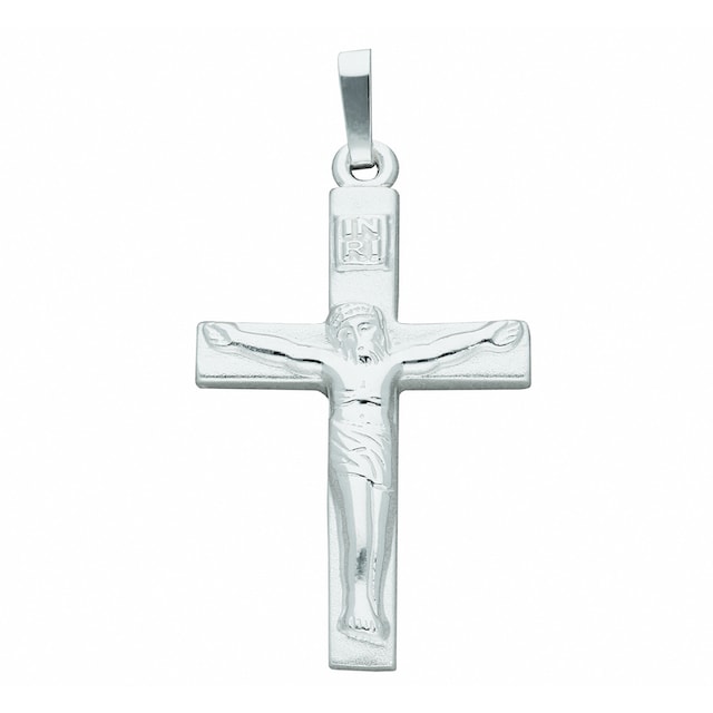 Adelia´s Kette mit Anhänger »925 Silber Kreuz Anhänger Korpus«, Schmuckset  - Set mit Halskette | BAUR