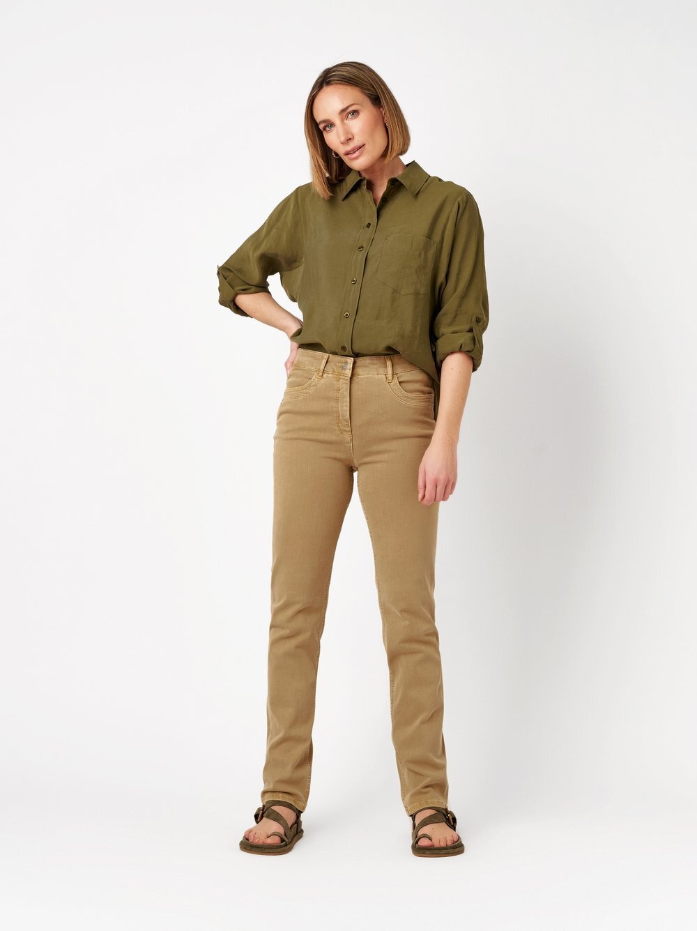 TONI Slim-fit-Jeans »Be Loved« mit hohem Bund