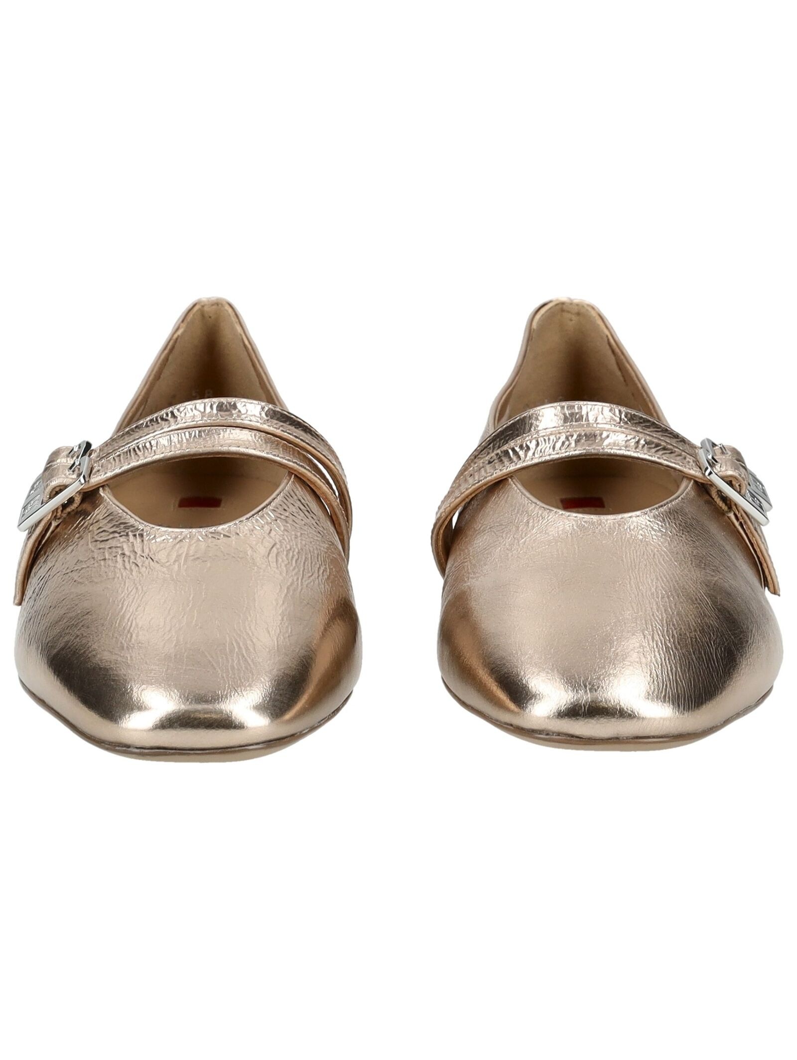 Ballerina HÖGL "Högl Ballerinas Leder", Damen, Gr. 40, bronze, Leder, Schuhe Ballerina 5