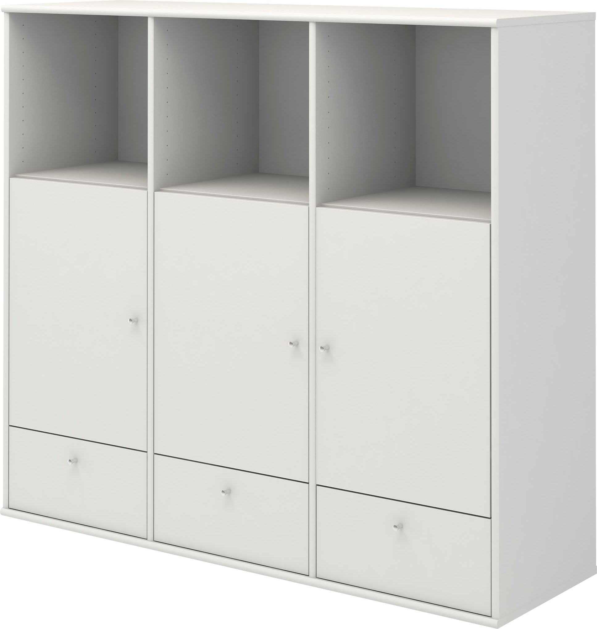 Hammel Furniture Highboard »Mistral Hochkommode, Hochschrank«, mit Türen und Schubladen, Breite: 133cm, anpassungsbar Designmöbel