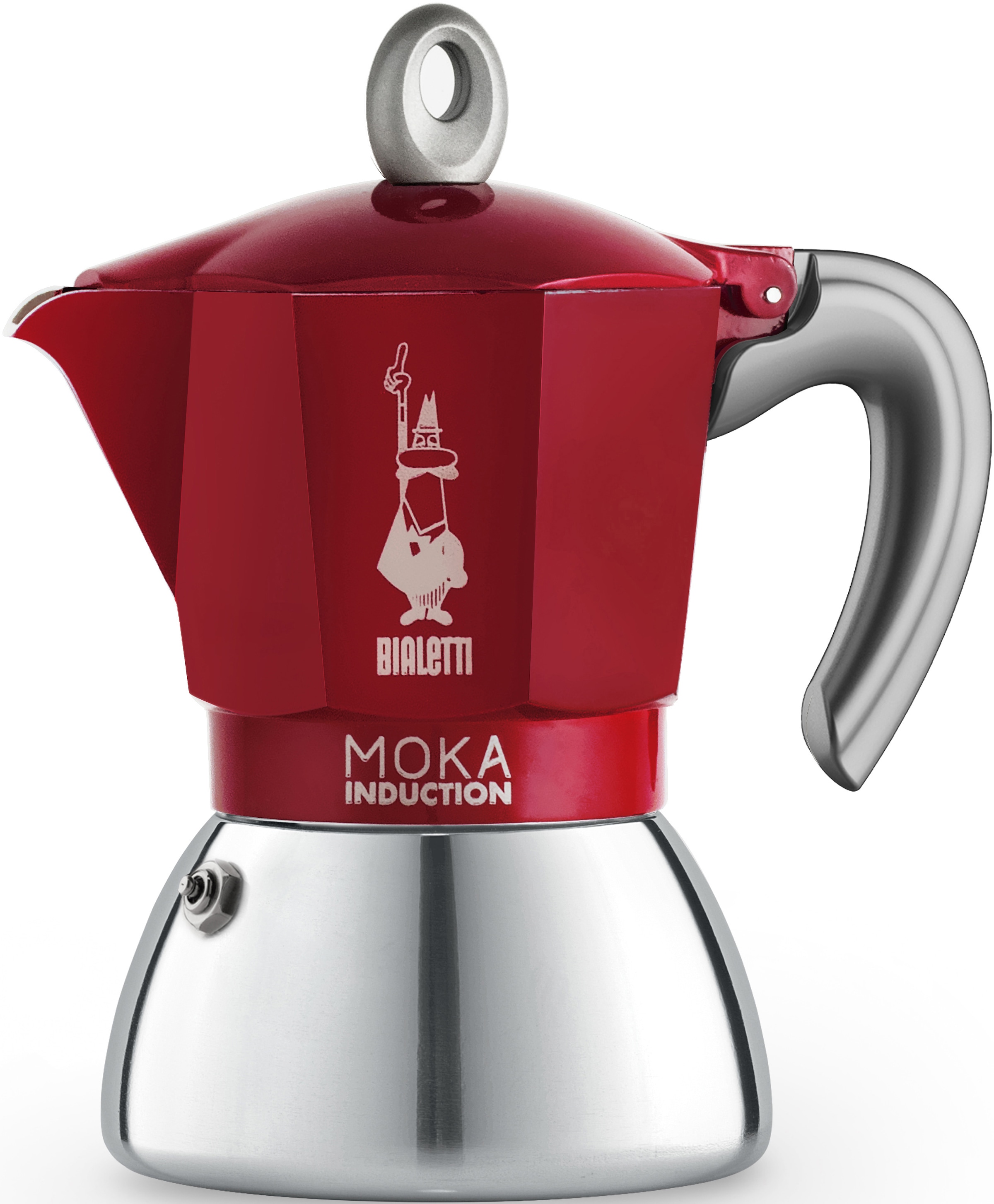 BIALETTI Espressokocher "Moka Induktion", 0,28 l Kaffeekanne, Induktionsgeeignet