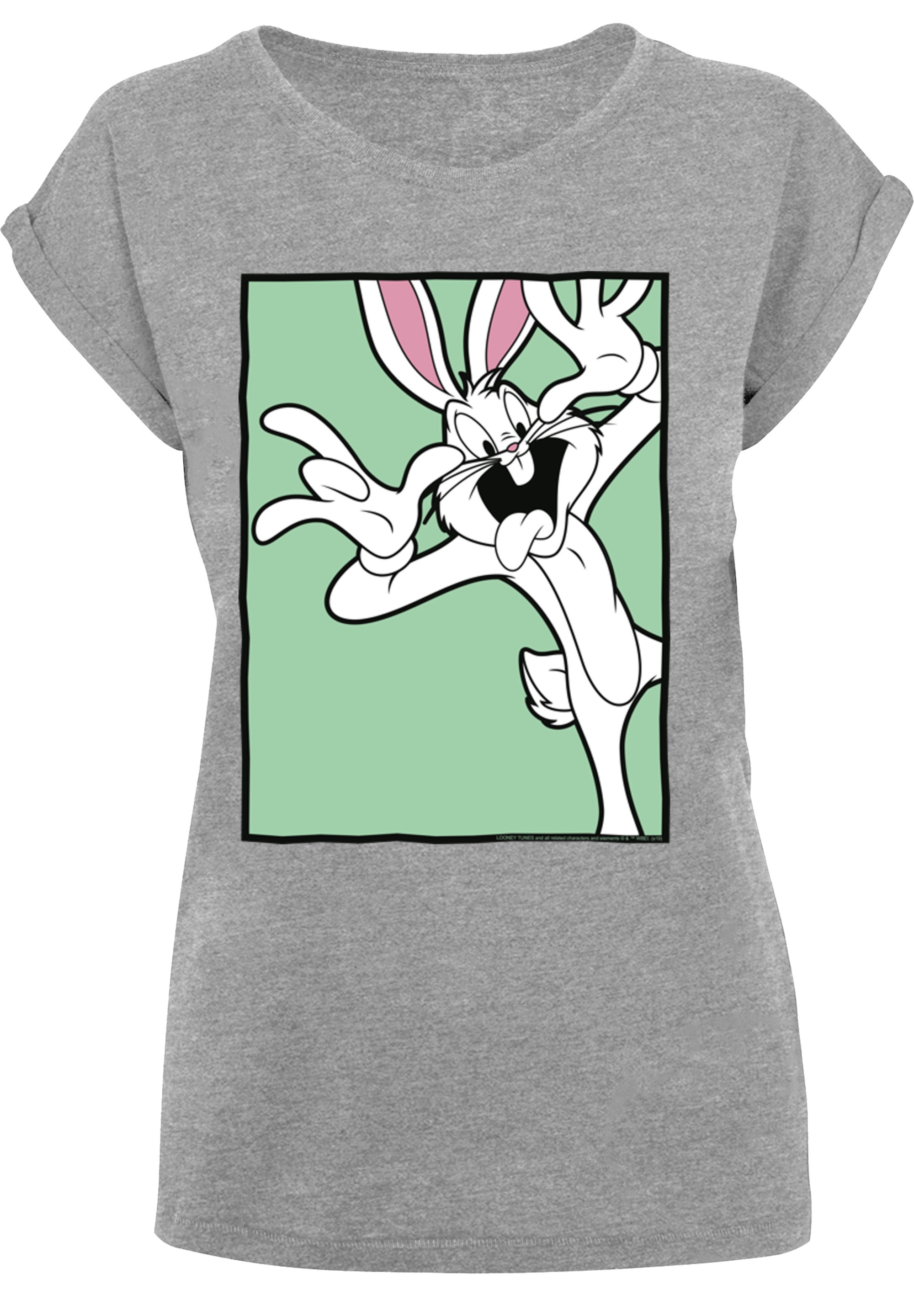 F4NT4STIC T-Shirt »Looney Tunes Bugs Bunny Funny Face«, Print