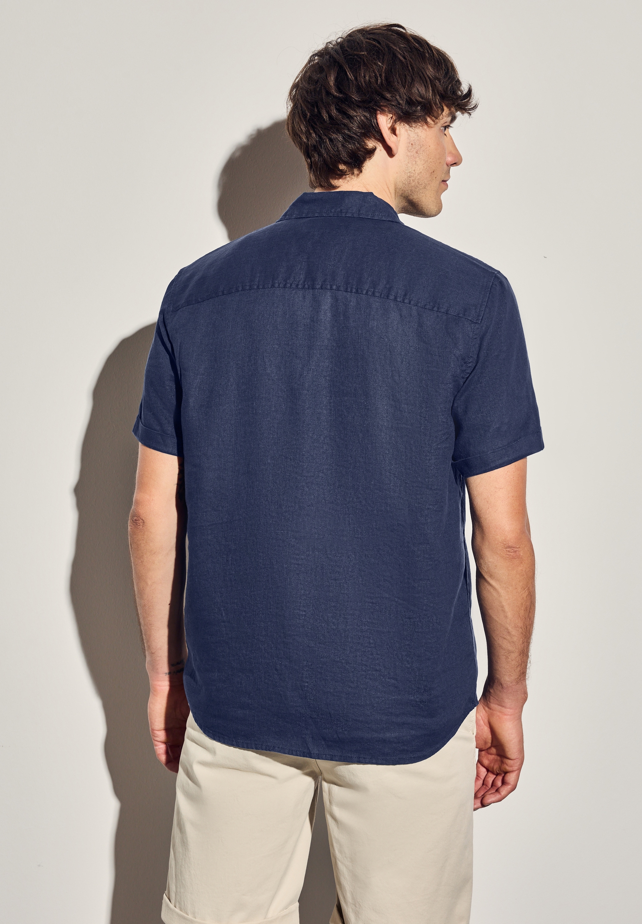 STREET ONE MEN Kurzarmhemd, mit Brusttasche