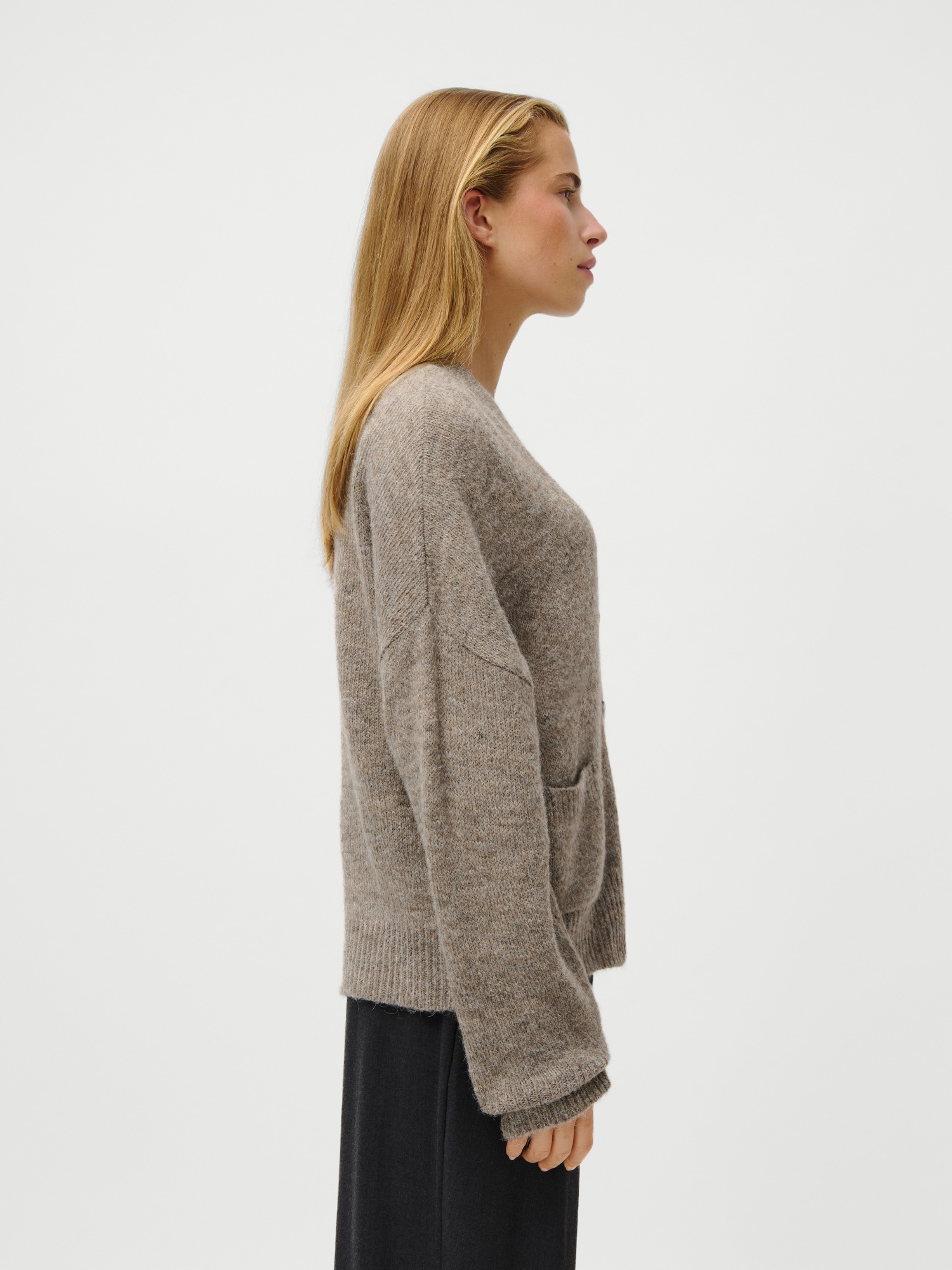 Thumbnail - LeGer Strickjacke "Hanne, LeGer by Lena Gercke" Regular fit mit V-Ausschnitt