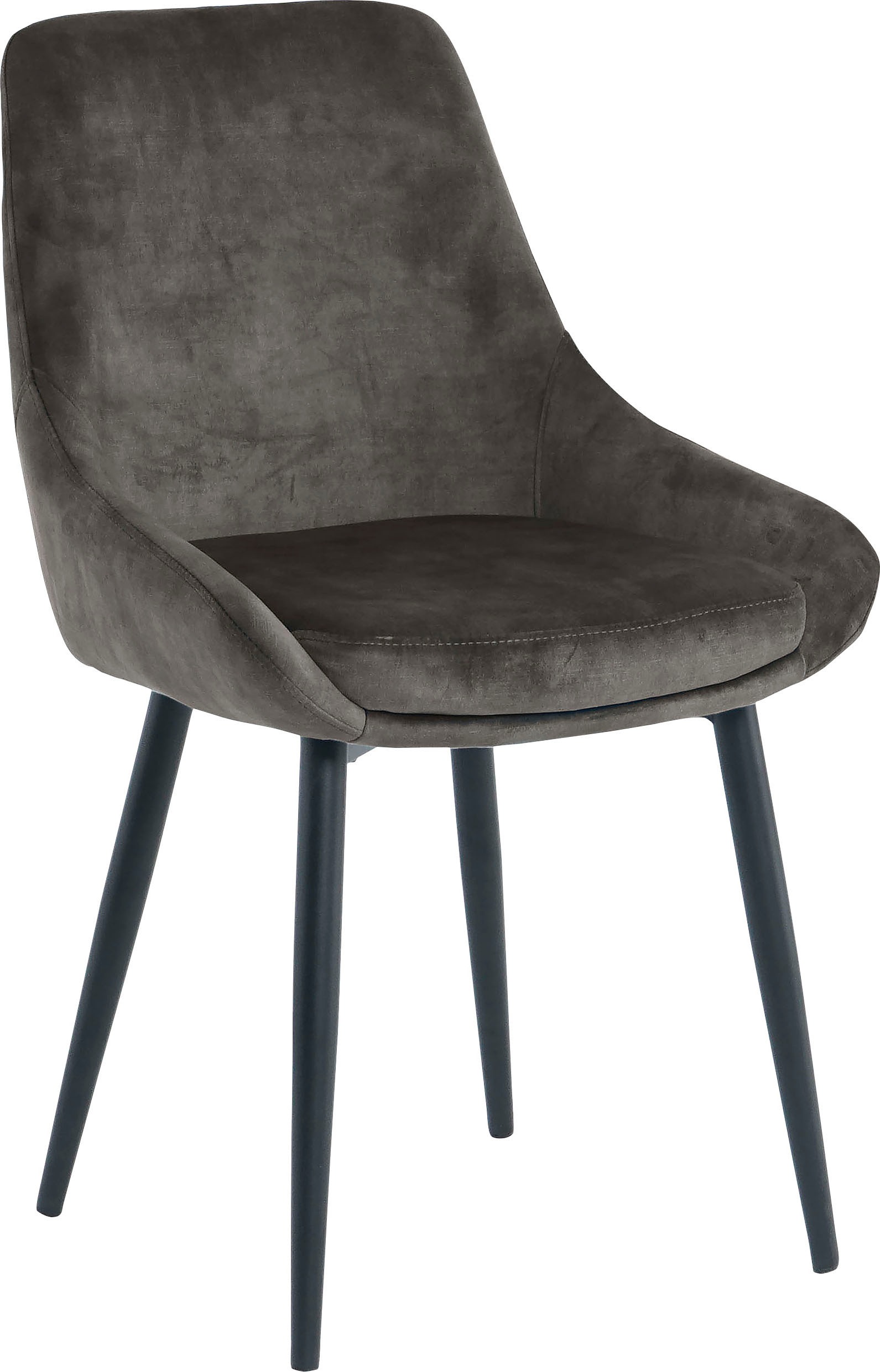 SIT Polsterstuhl (Set) 2 Samt glamouröser Bezug in Samtoptik günstig online kaufen